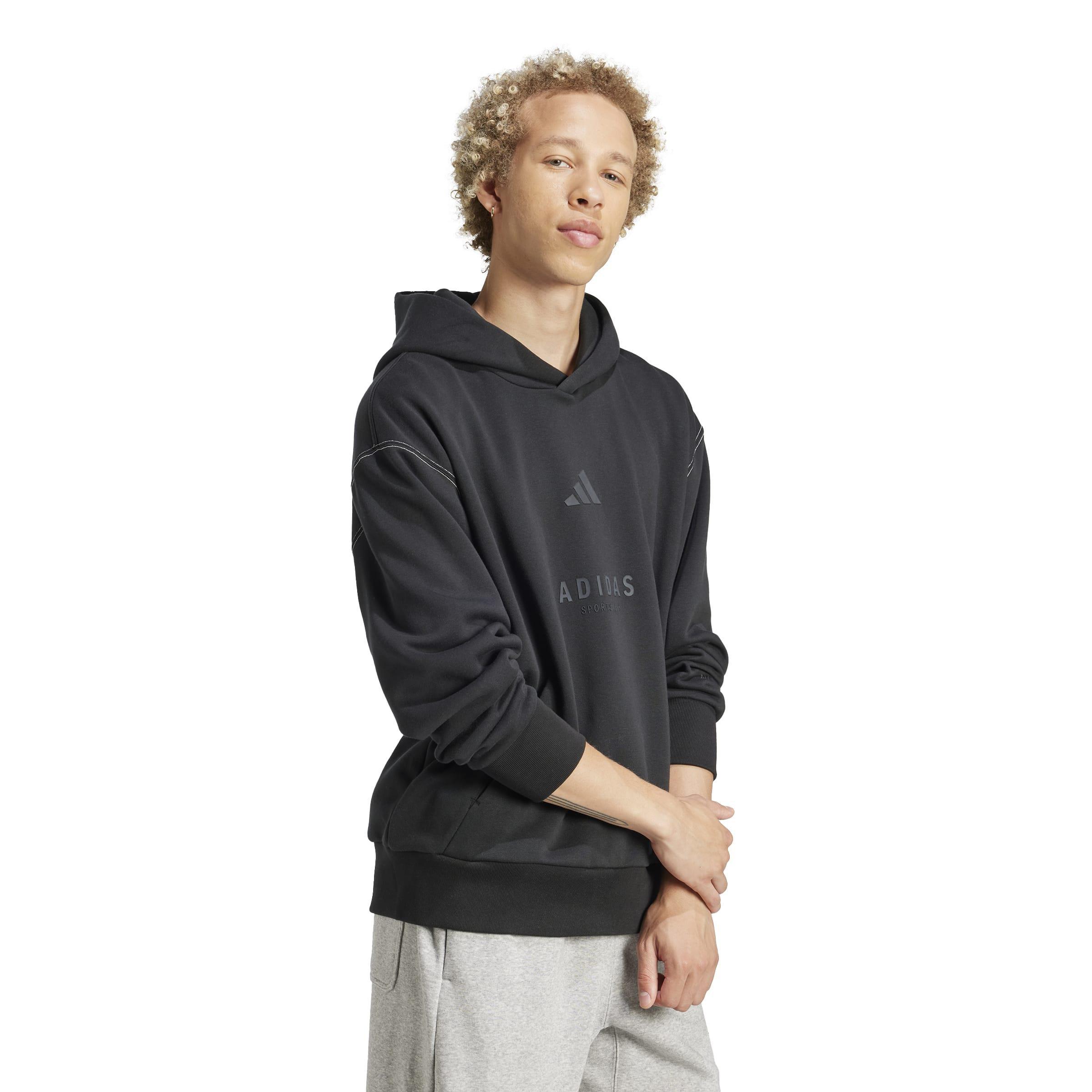 ALL SZN Fleece Graphic Hoodie, Black, A901_ONE, large image number 6