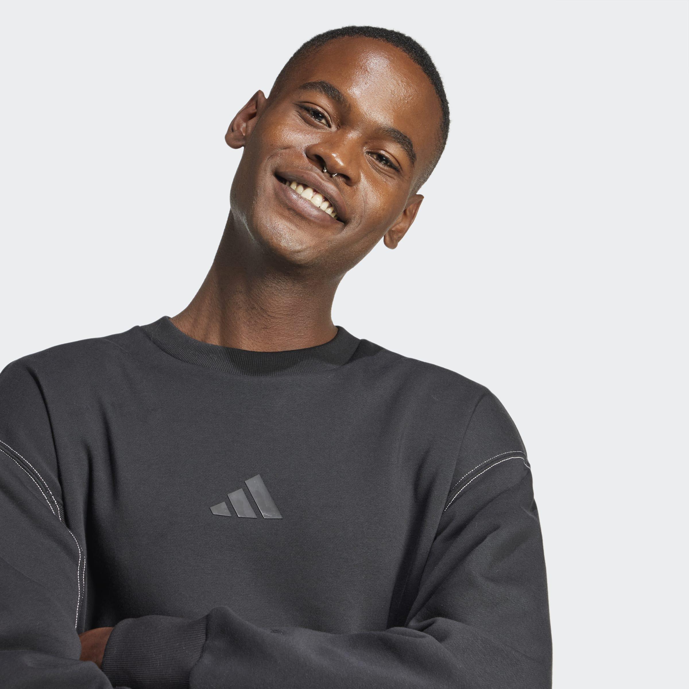 ALL SZN Fleece Graphic Sweatshirt, Black, A901_ONE, large image number 2