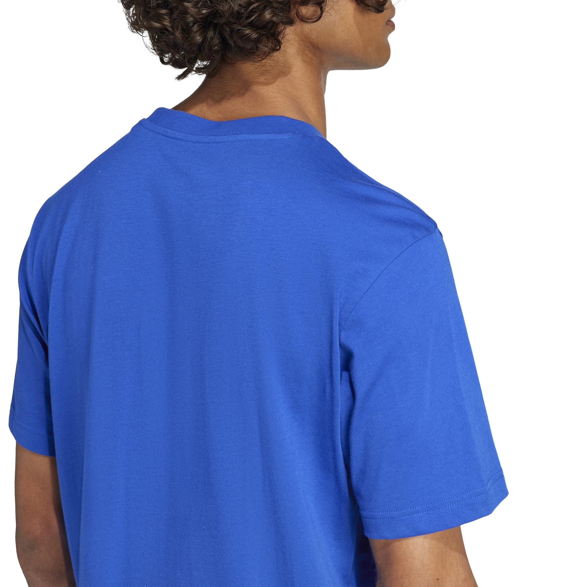 Tech Metallic Graphic T-Shirt, Blue, A901_ONE, large image number 4