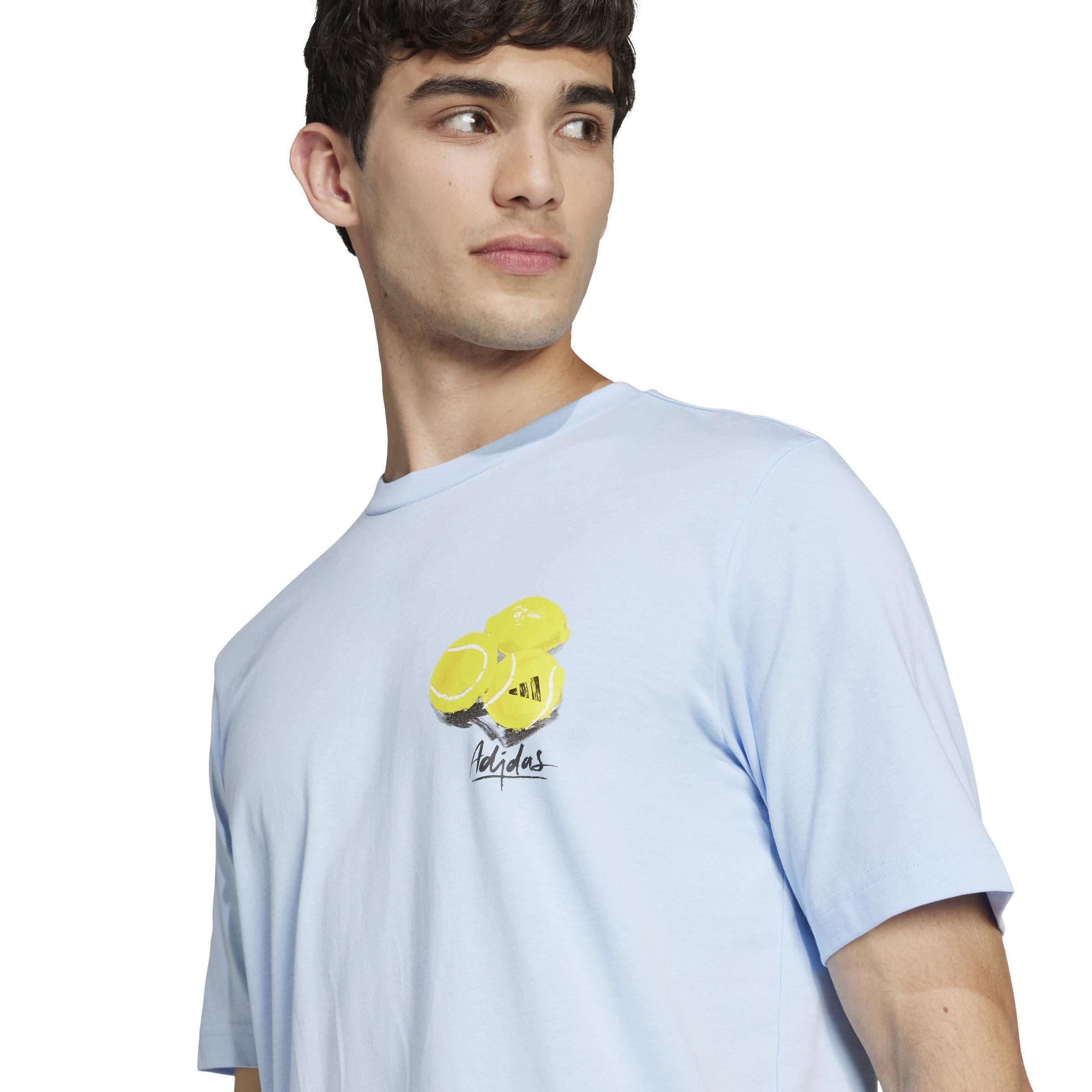 Lounge Still Life Lemons Graphic T-Shirt, Blue, A901_ONE, large image number 2
