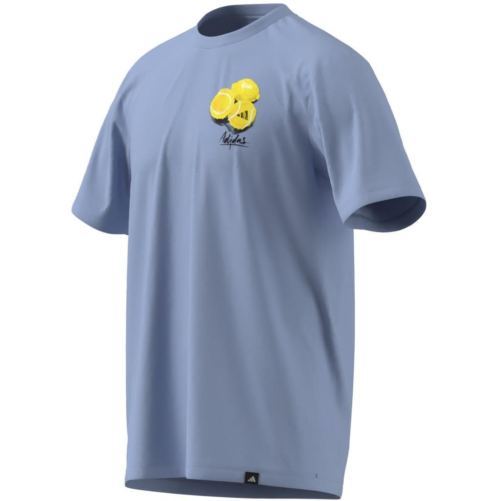 Lounge Still Life Lemons Graphic T-Shirt, Blue, A901_ONE, large image number 4
