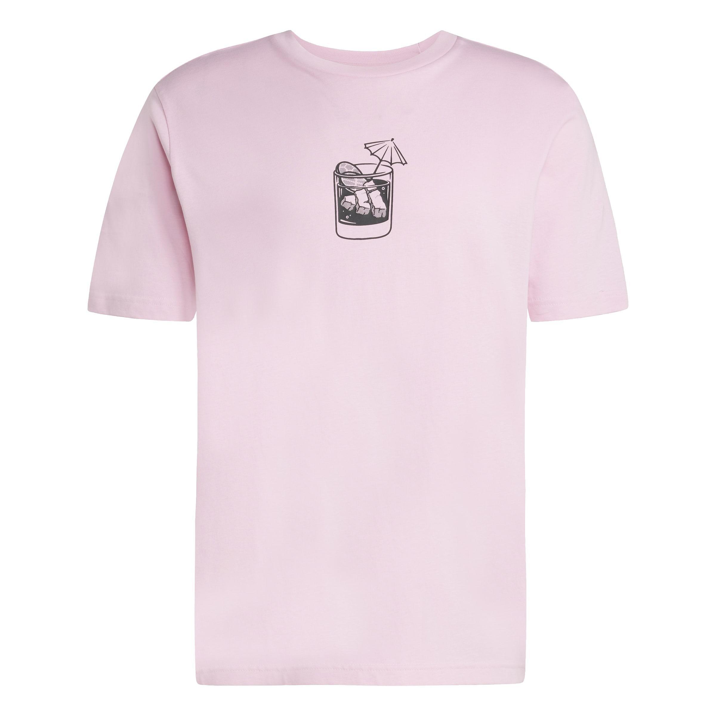 Lounge Drink Graphic Tee, Pink, A901_ONE, large image number 0