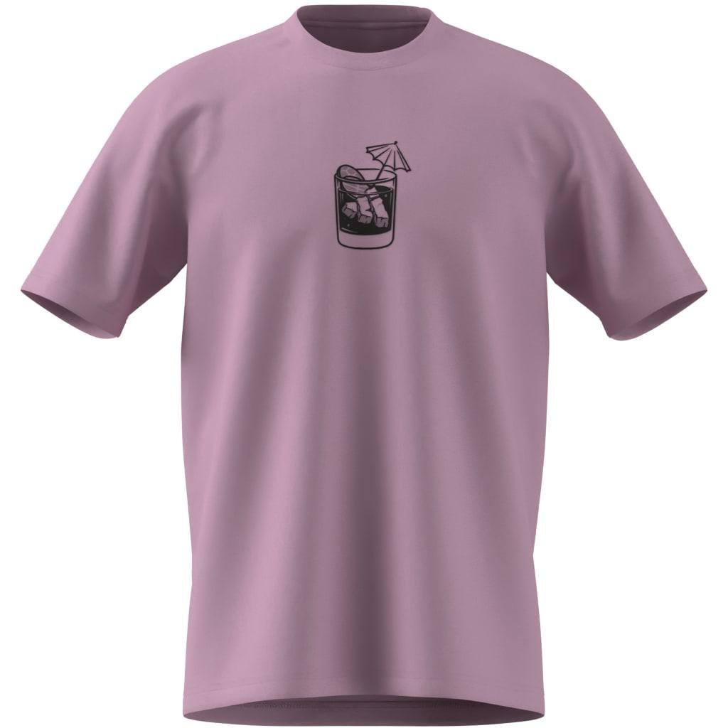 Lounge Drink Graphic Tee, Pink, A901_ONE, large image number 5