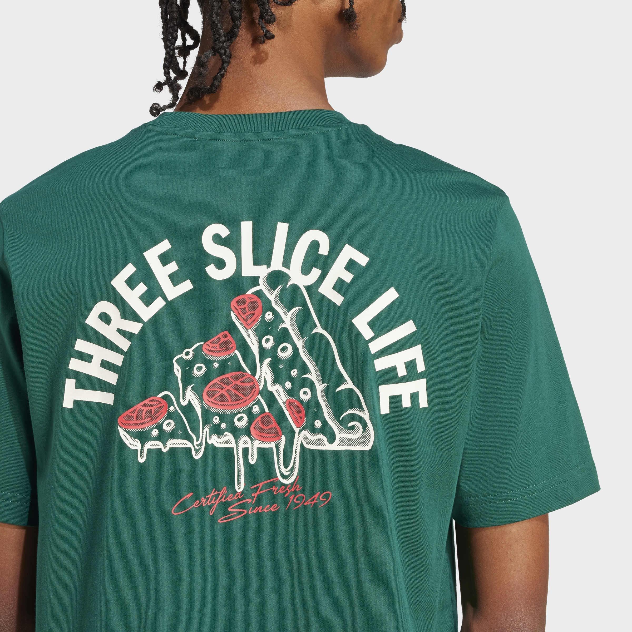 Lounge Pizza Graphic T-Shirt, Green, A901_ONE, large image number 3