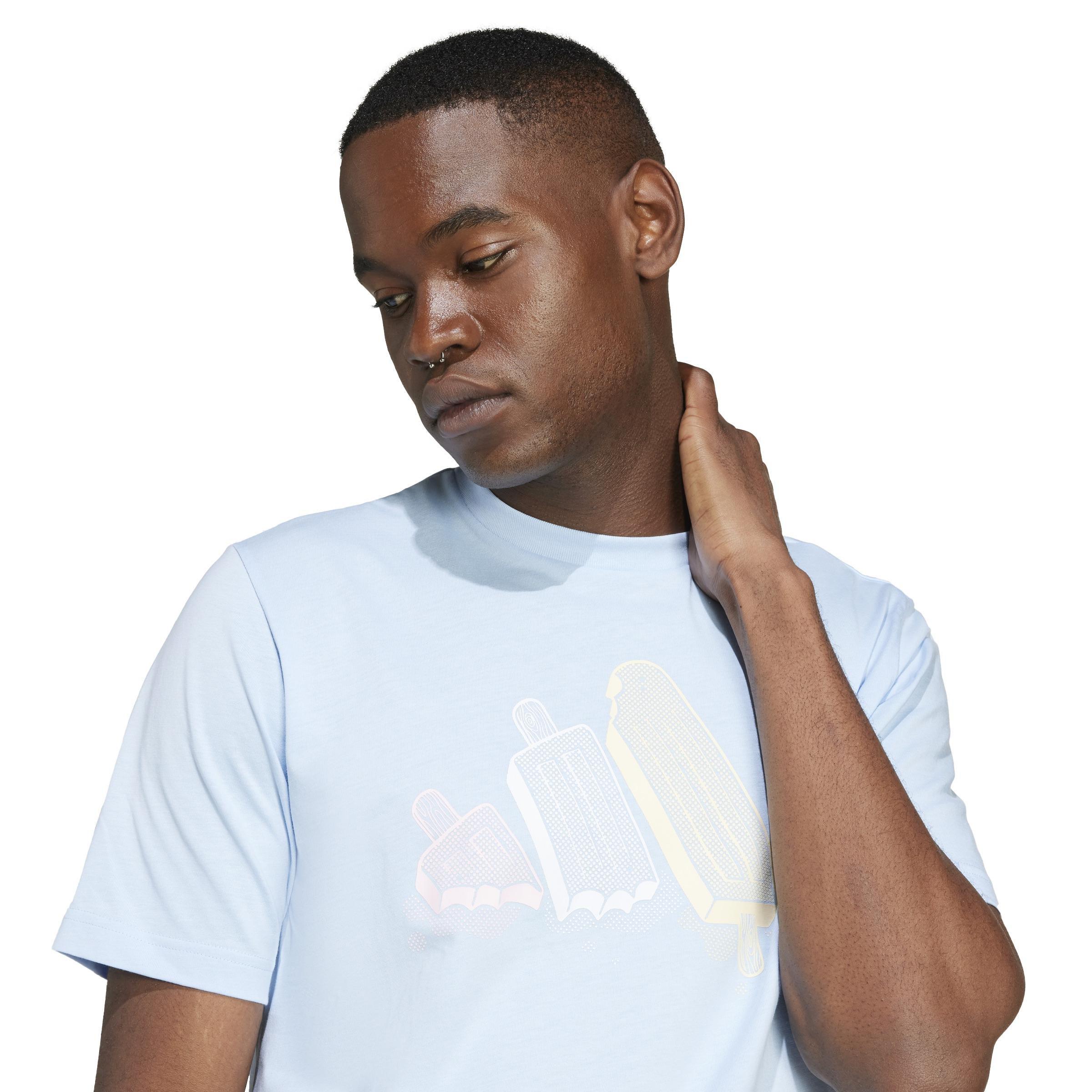 Lounge Ice Graphic T-Shirt, Blue, A901_ONE, large image number 3