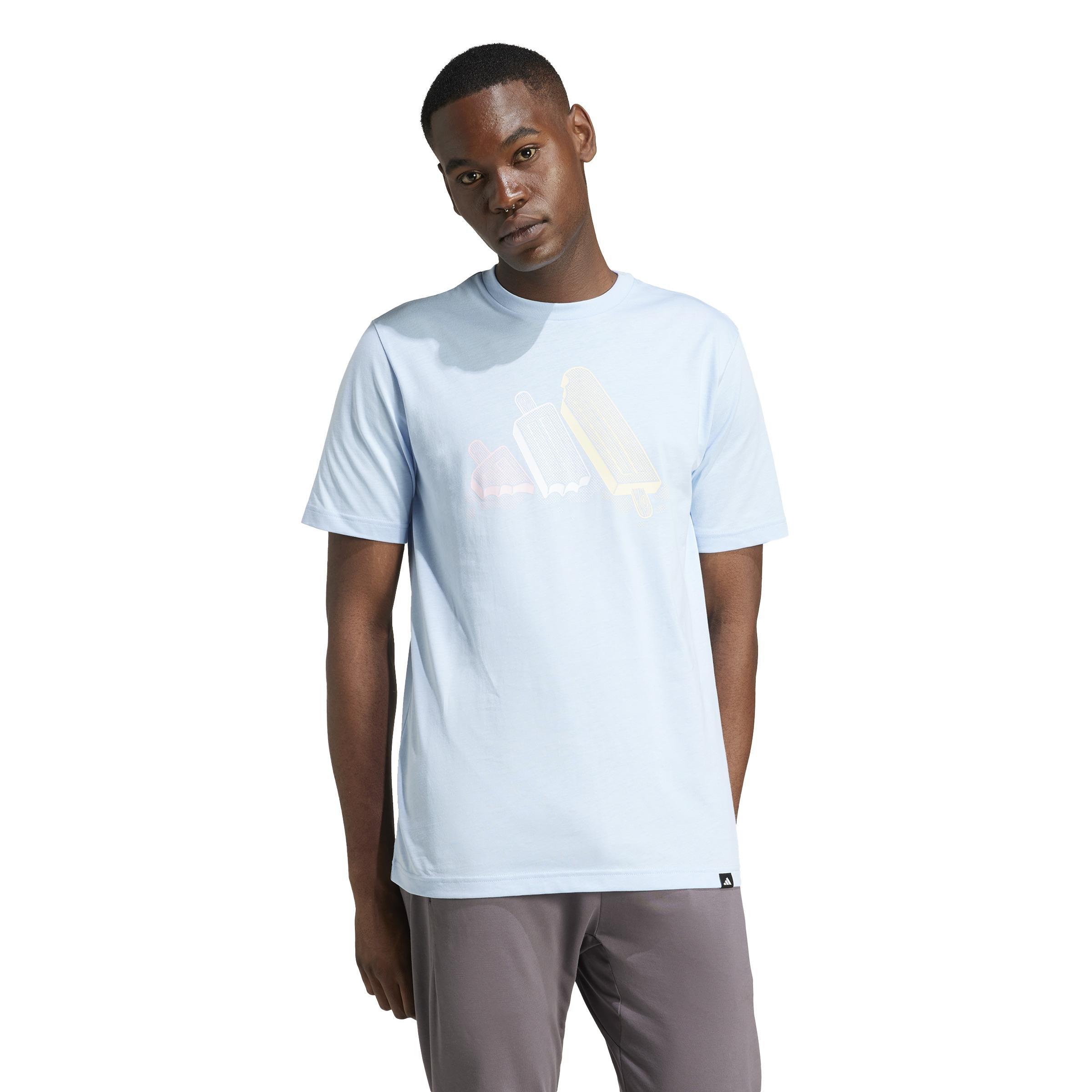 Lounge Ice Graphic T-Shirt, Blue, A901_ONE, large image number 4