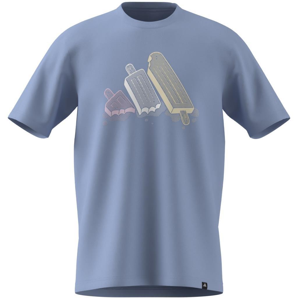 Lounge Ice Graphic T-Shirt, Blue, A901_ONE, large image number 5