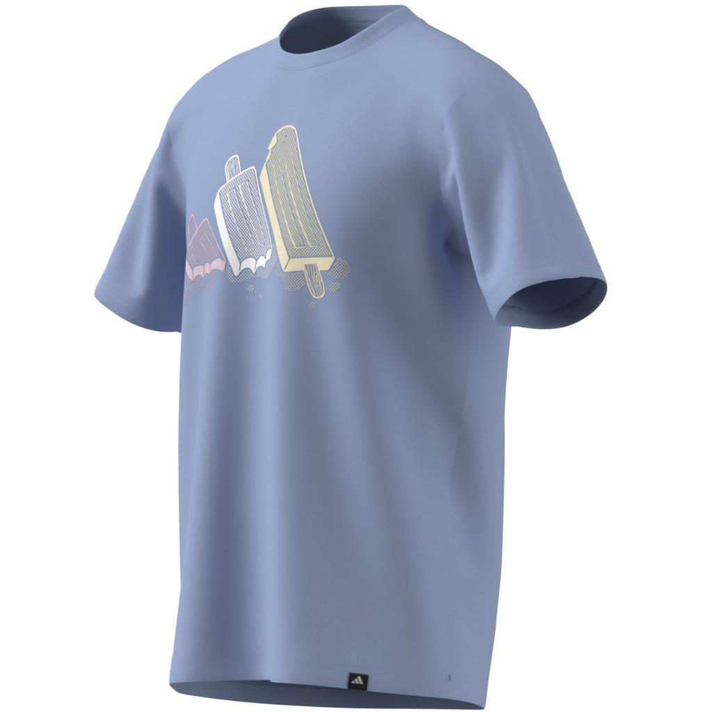 Lounge Ice Graphic T-Shirt, Blue, A901_ONE, large image number 6