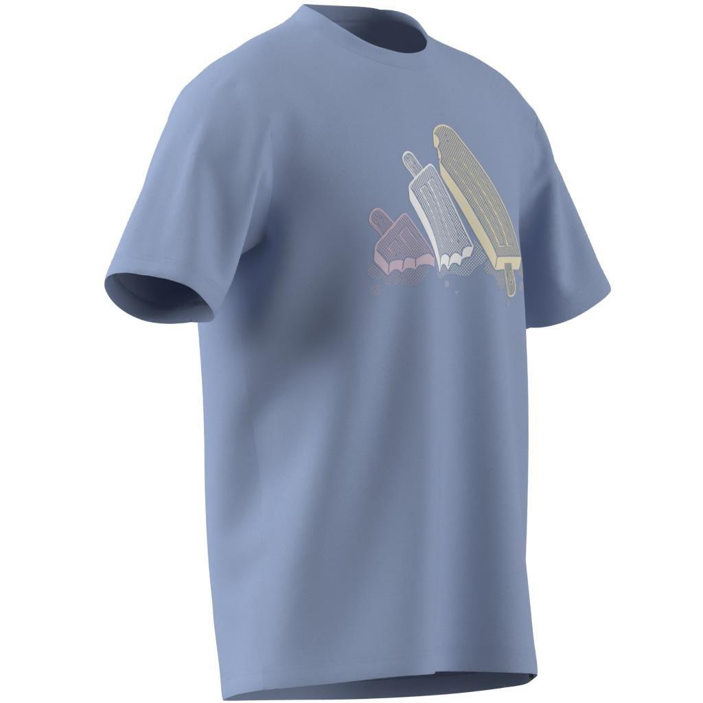 Lounge Ice Graphic T-Shirt, Blue, A901_ONE, large image number 8
