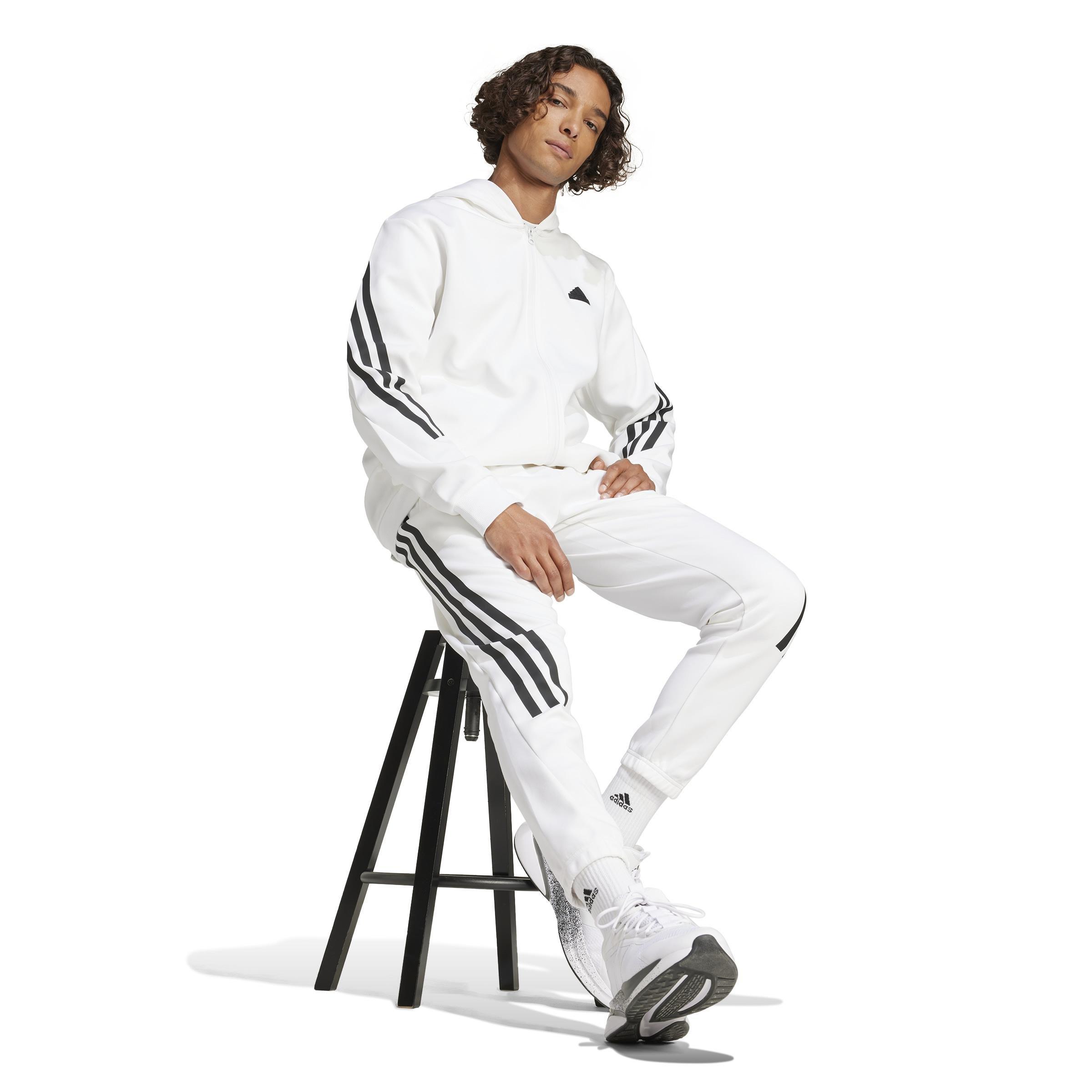 Future Icons 3-Stripes Joggers, White, A901_ONE, large image number 5