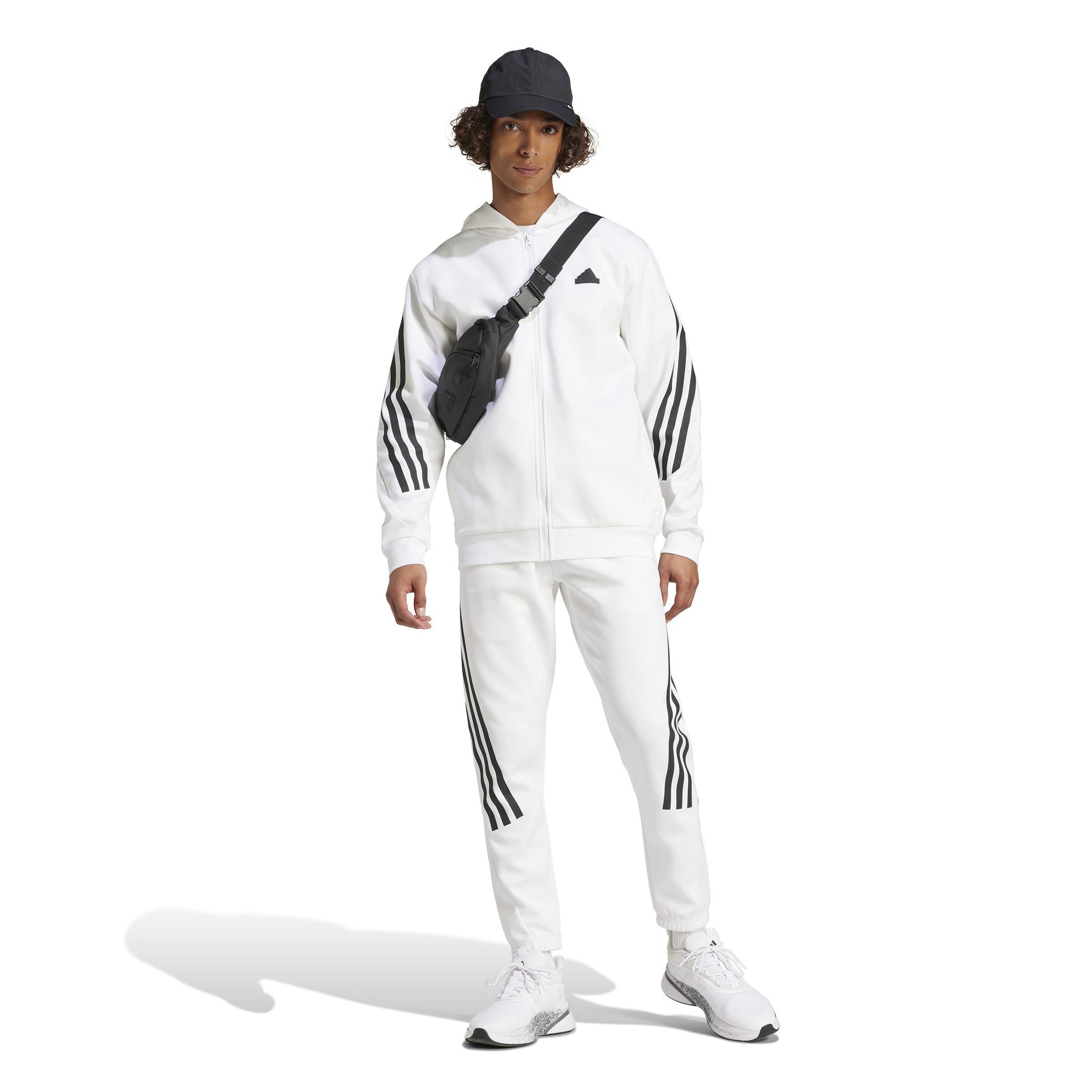 Future Icons 3-Stripes Joggers, White, A901_ONE, large image number 12