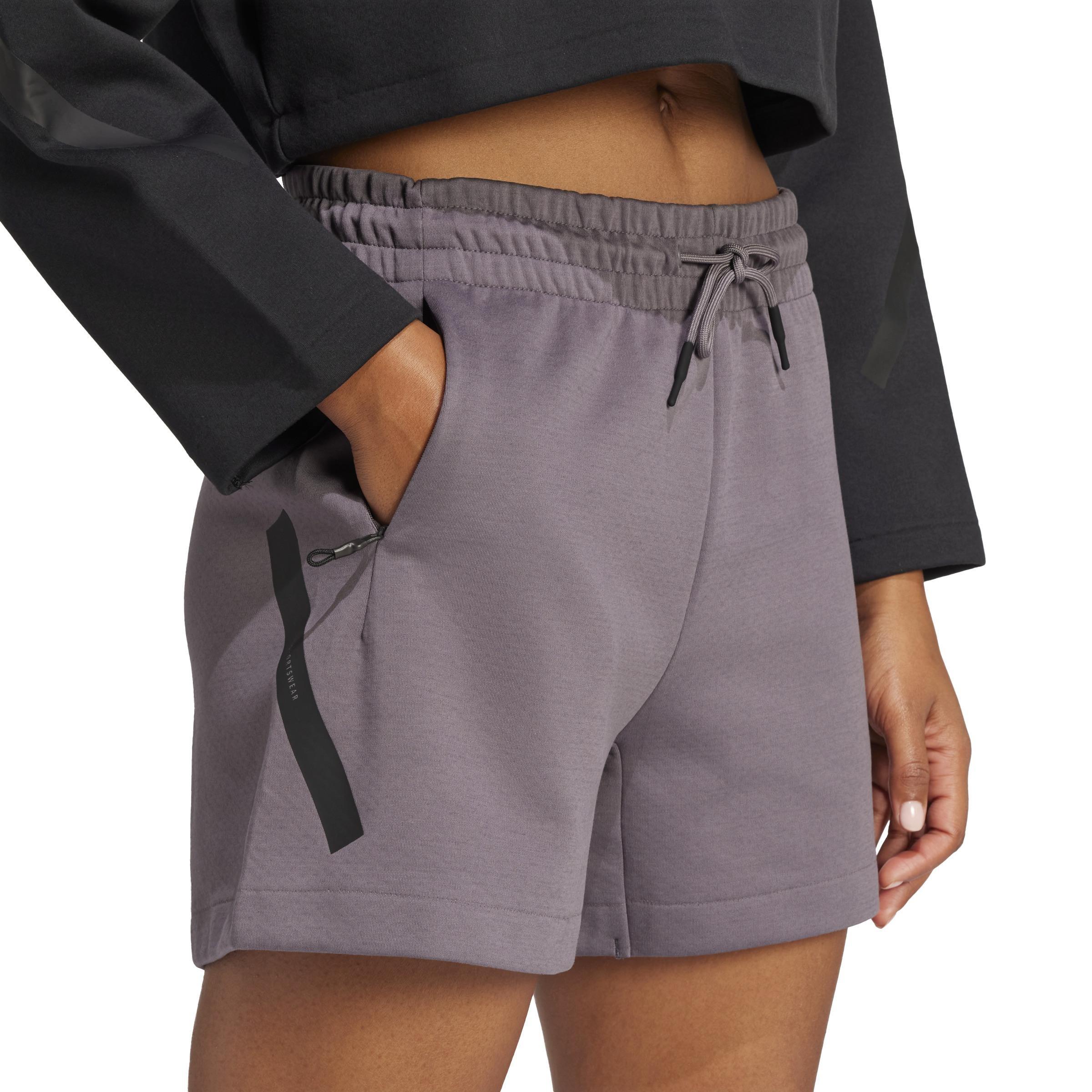 Adidas Z.N.E. Shorts, Grey, A901_ONE, large image number 4