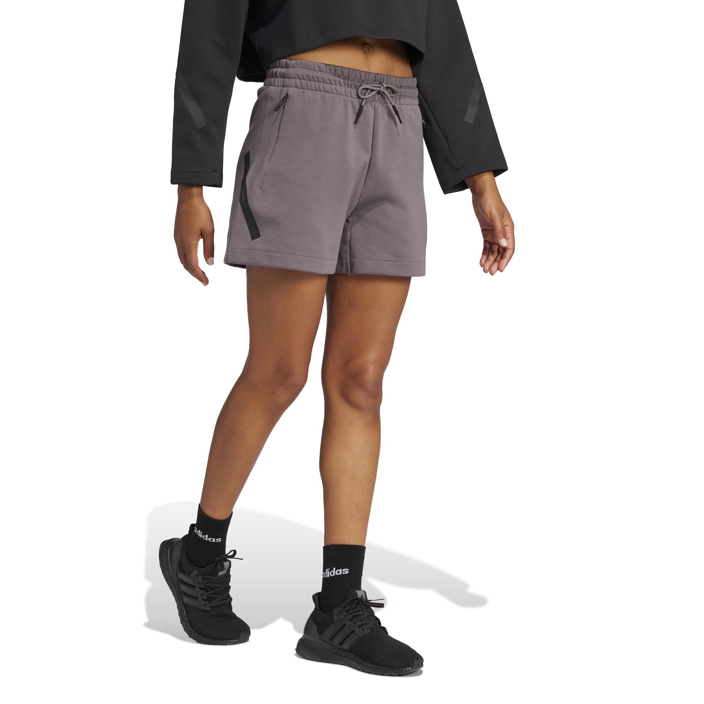 Adidas Z.N.E. Shorts, Grey, A901_ONE, large image number 12