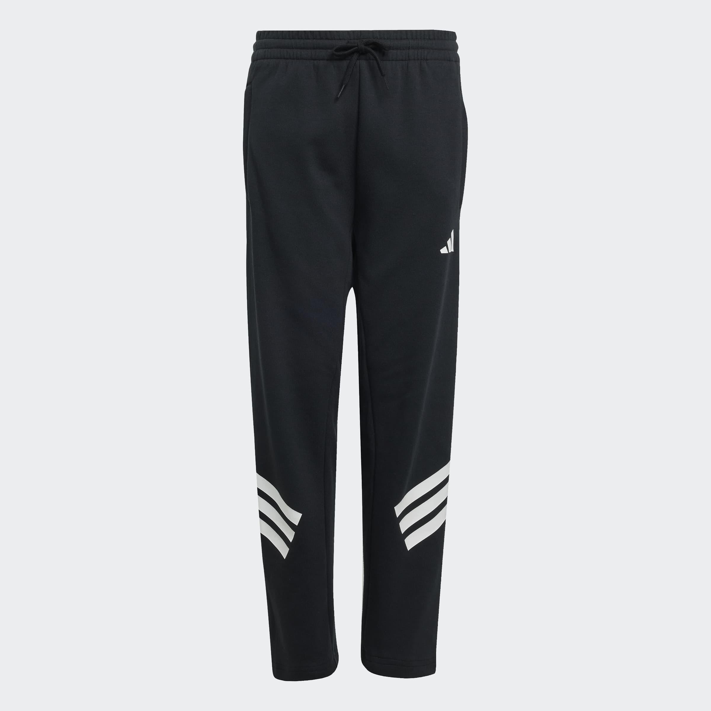 Kids Unisex Future Icons 3-Stripes Ankle-Length Joggers, Black, A901_ONE, large image number 0
