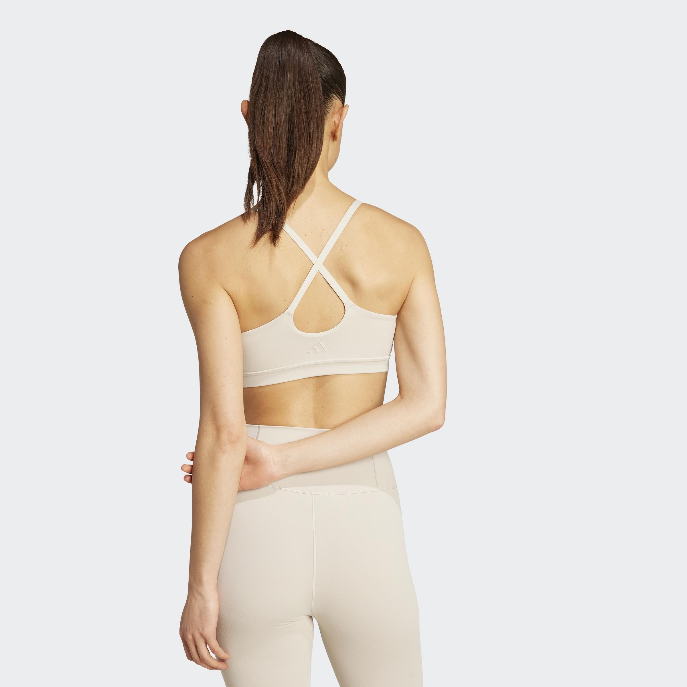 Adidas All Me Light Support Bra, Grey, A901_ONE, large image number 2