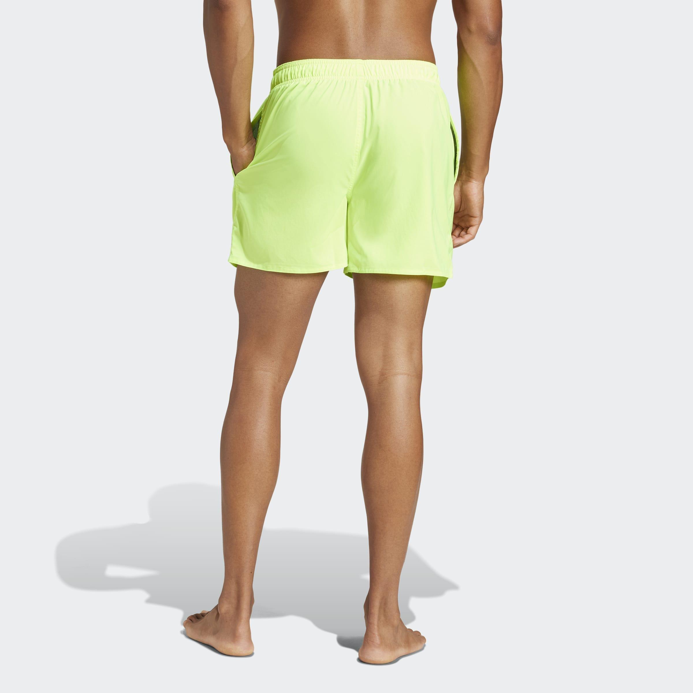 Solid CLX Short-Length Swim Shorts, Green, A901_ONE, large image number 0