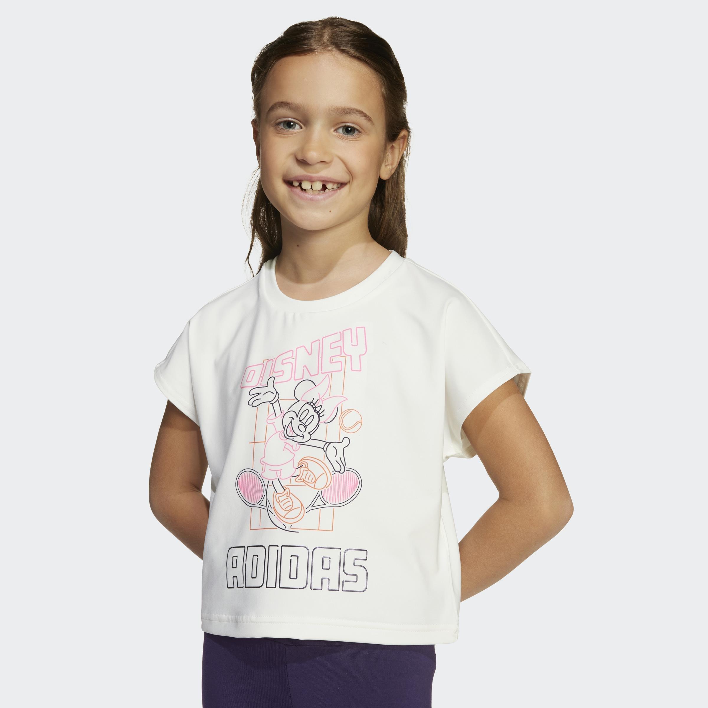 Kids Adidas Disney Minnie Mouse Sport Set, White, A901_ONE, large image number 2