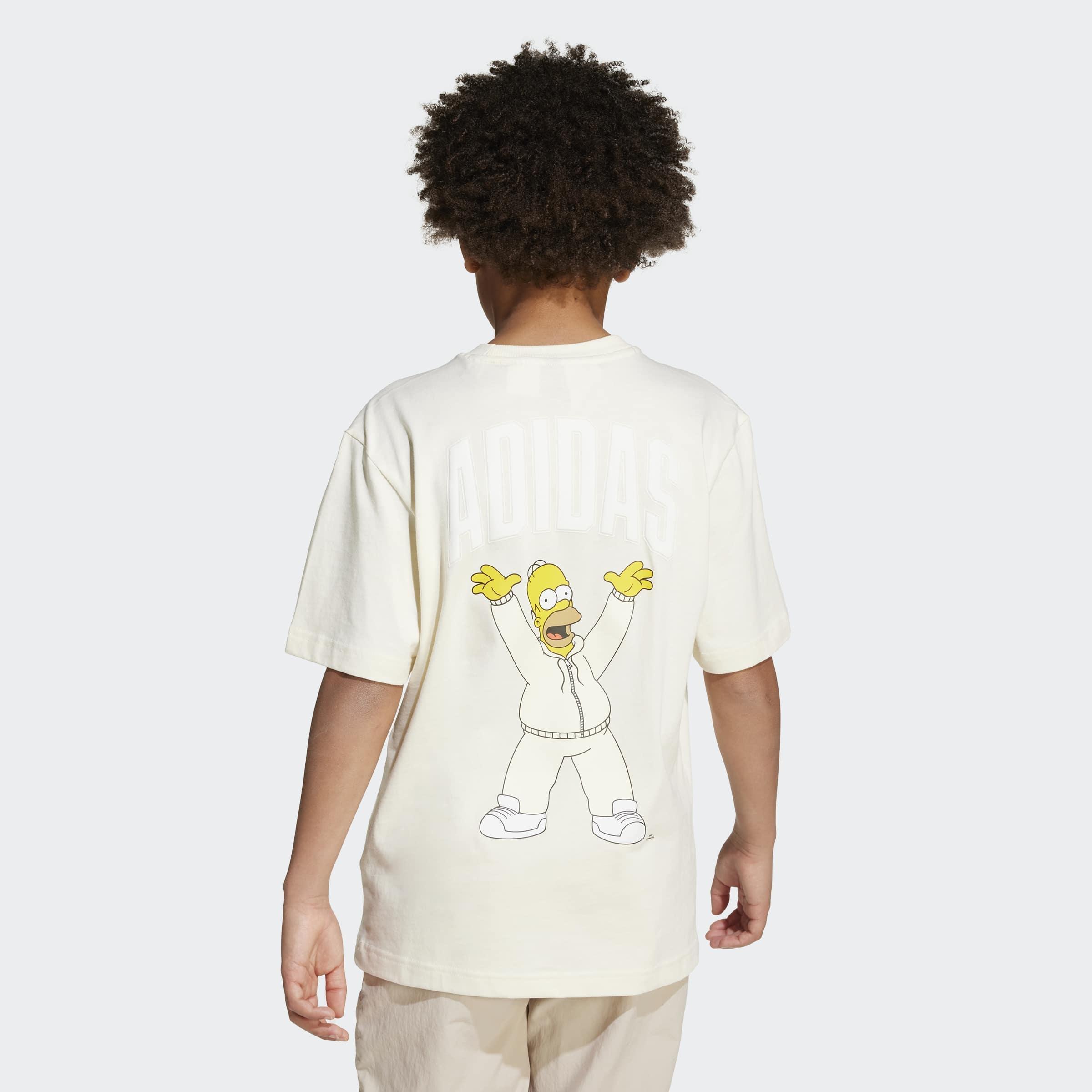Kids Unisex The Simpsons Graphics T-Shirt, Beige, A901_ONE, large image number 1
