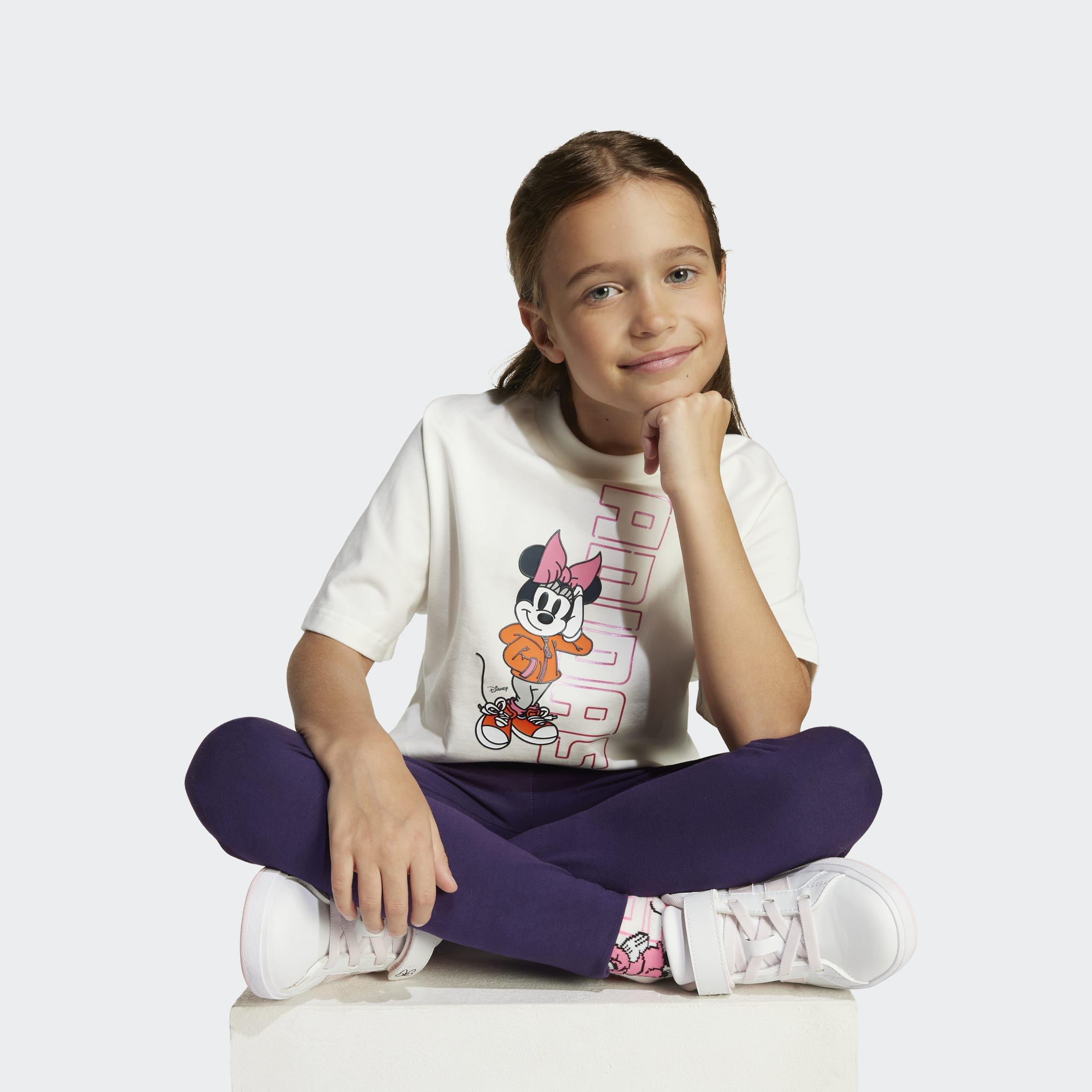Kids Disney Minnie Mouse T-Shirt, White, A901_ONE, large image number 3