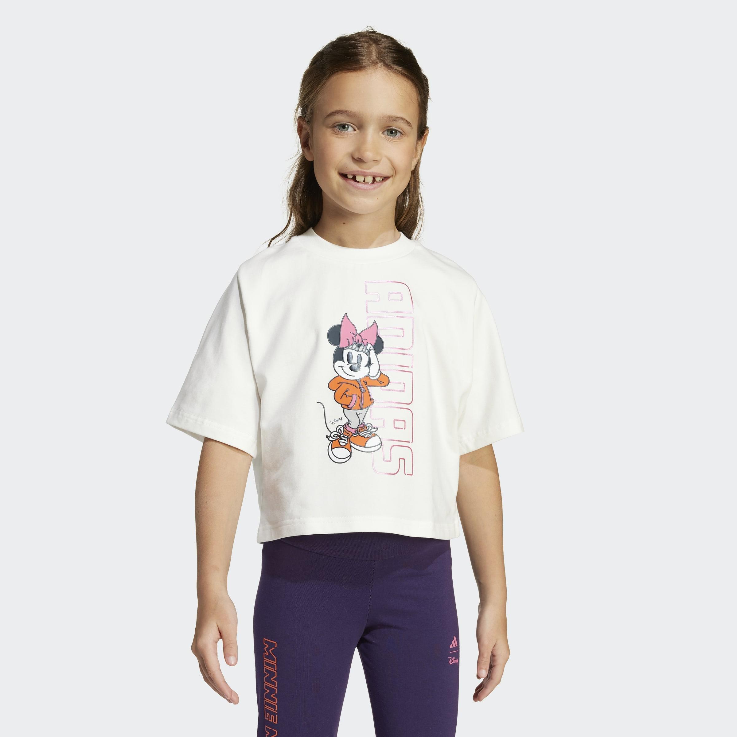 Kids Disney Minnie Mouse T-Shirt, White, A901_ONE, large image number 4