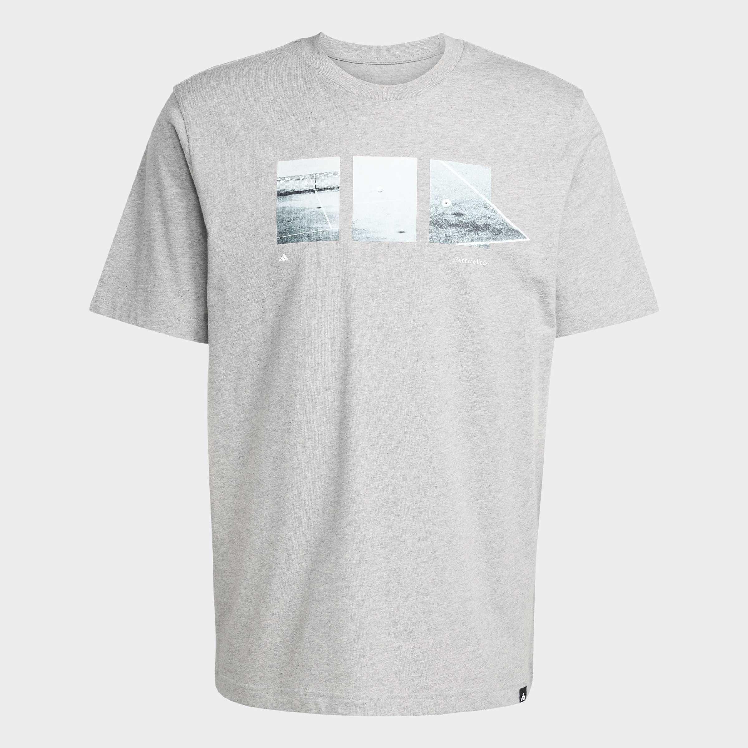 Lens Power Of Three Graphic T-Shirt, Grey