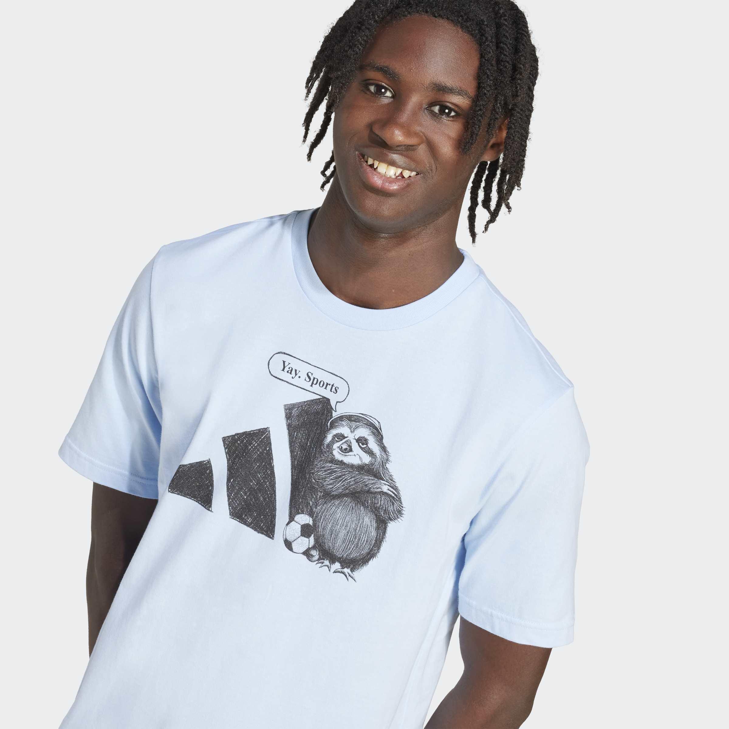 Yay Sports Graphic T-Shirt, Blue, A901_ONE, large image number 1