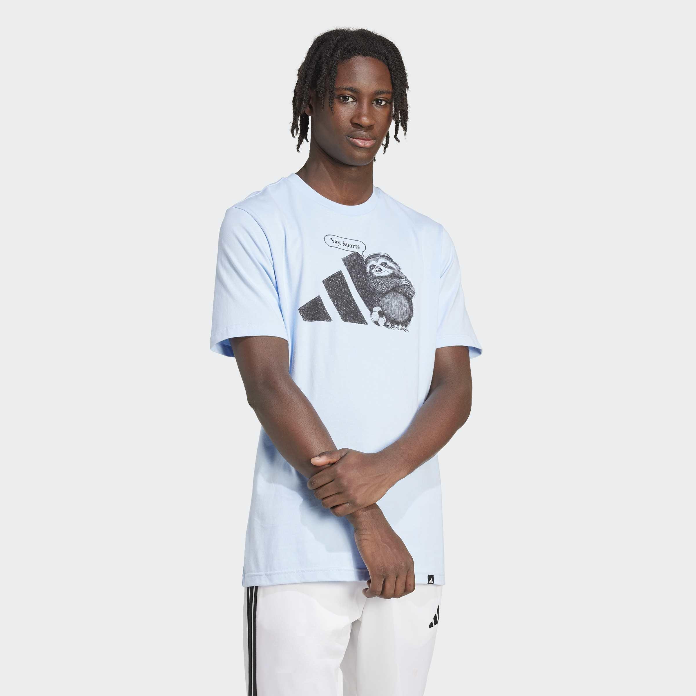 Yay Sports Graphic T-Shirt, Blue, A901_ONE, large image number 4