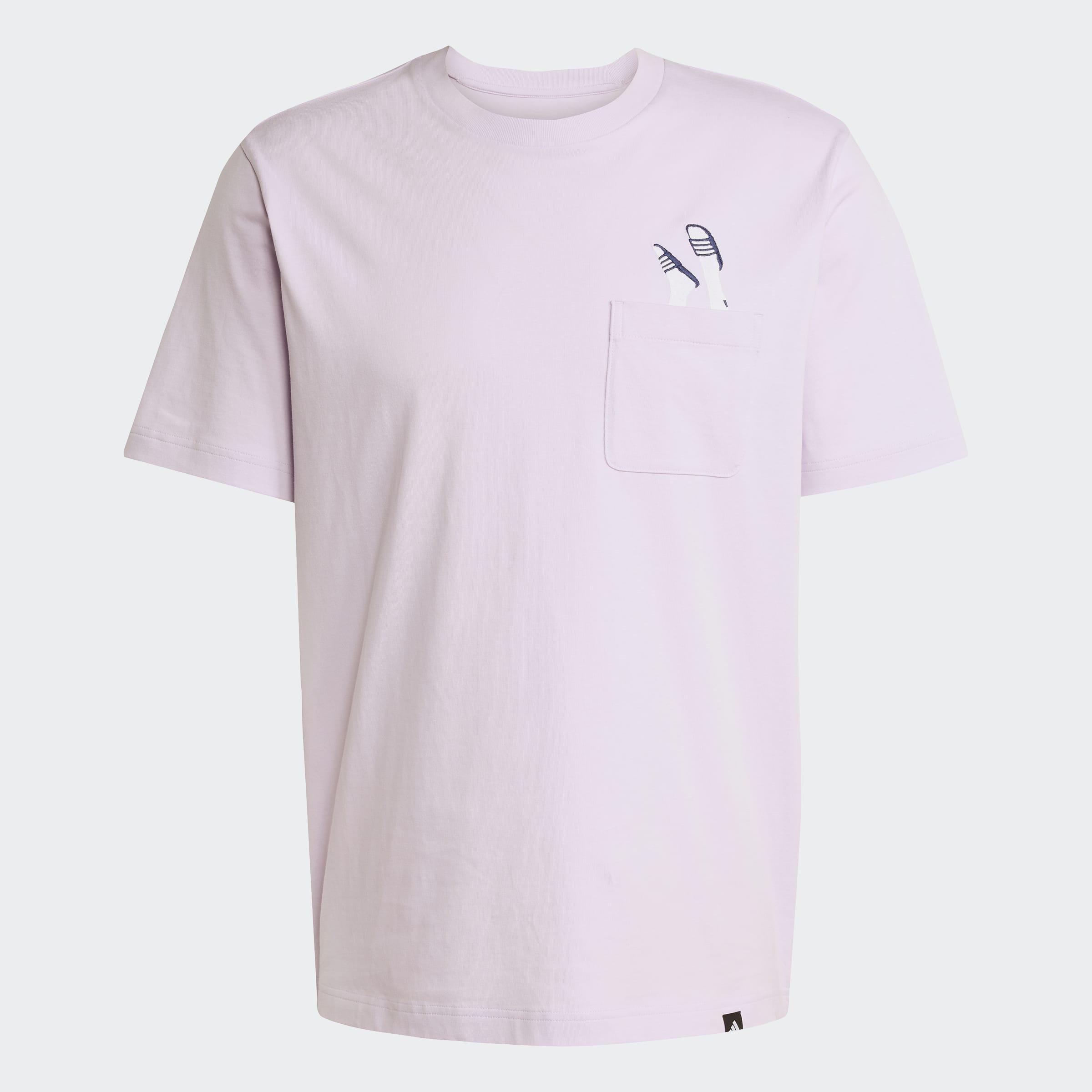 Lounge Slides Graphic Pocket T-Shirt, Purple, A901_ONE, large image number 0