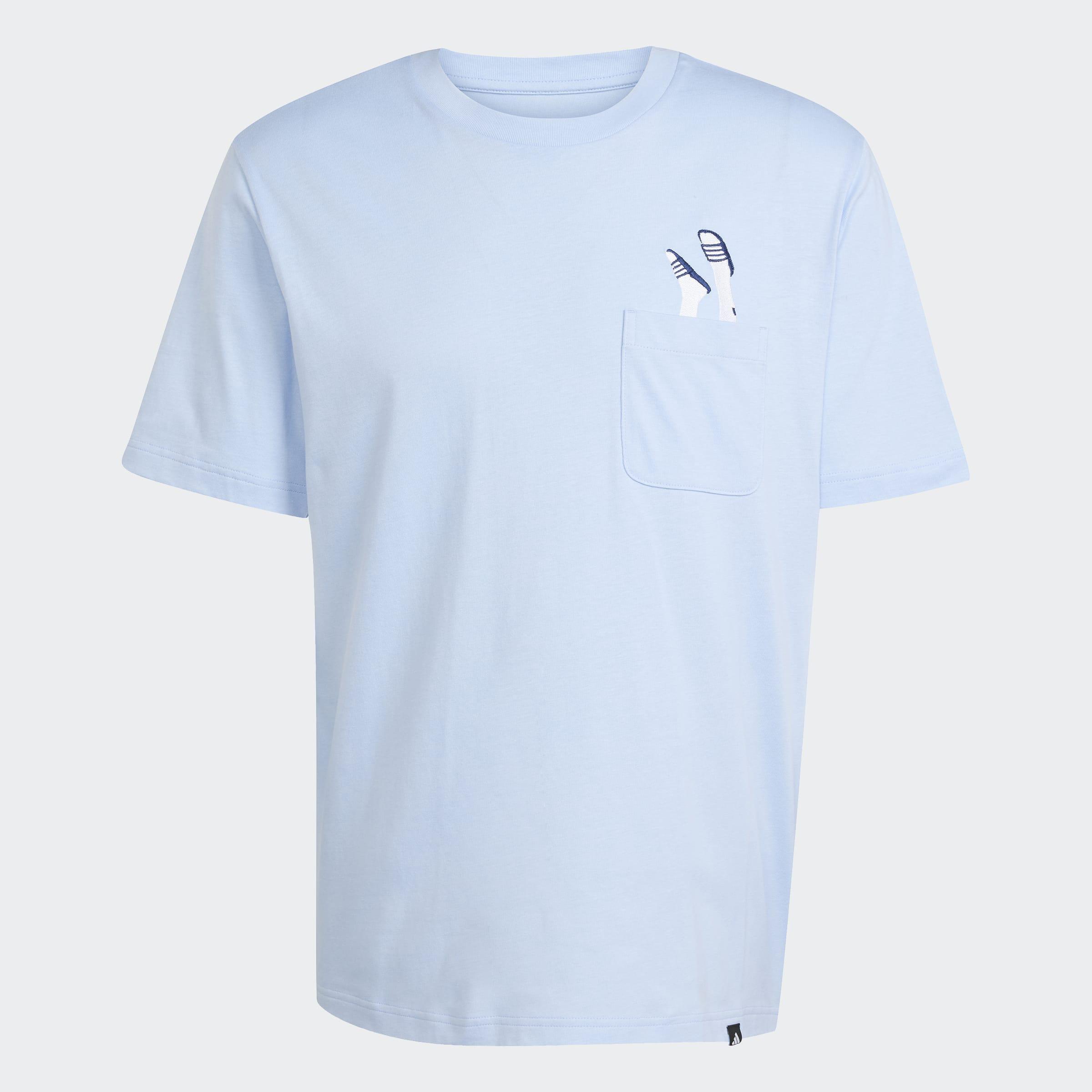 Lounge Slides Graphic Pocket T-Shirt, Blue, A901_ONE, large image number 0