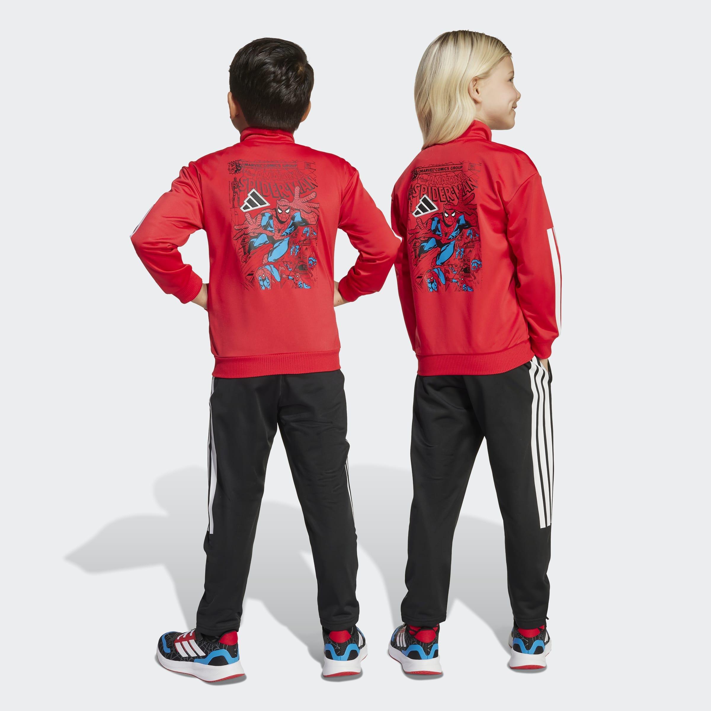 Kids Unisex Marvel Spider-Man Tracksuit, Red, A901_ONE, large image number 2