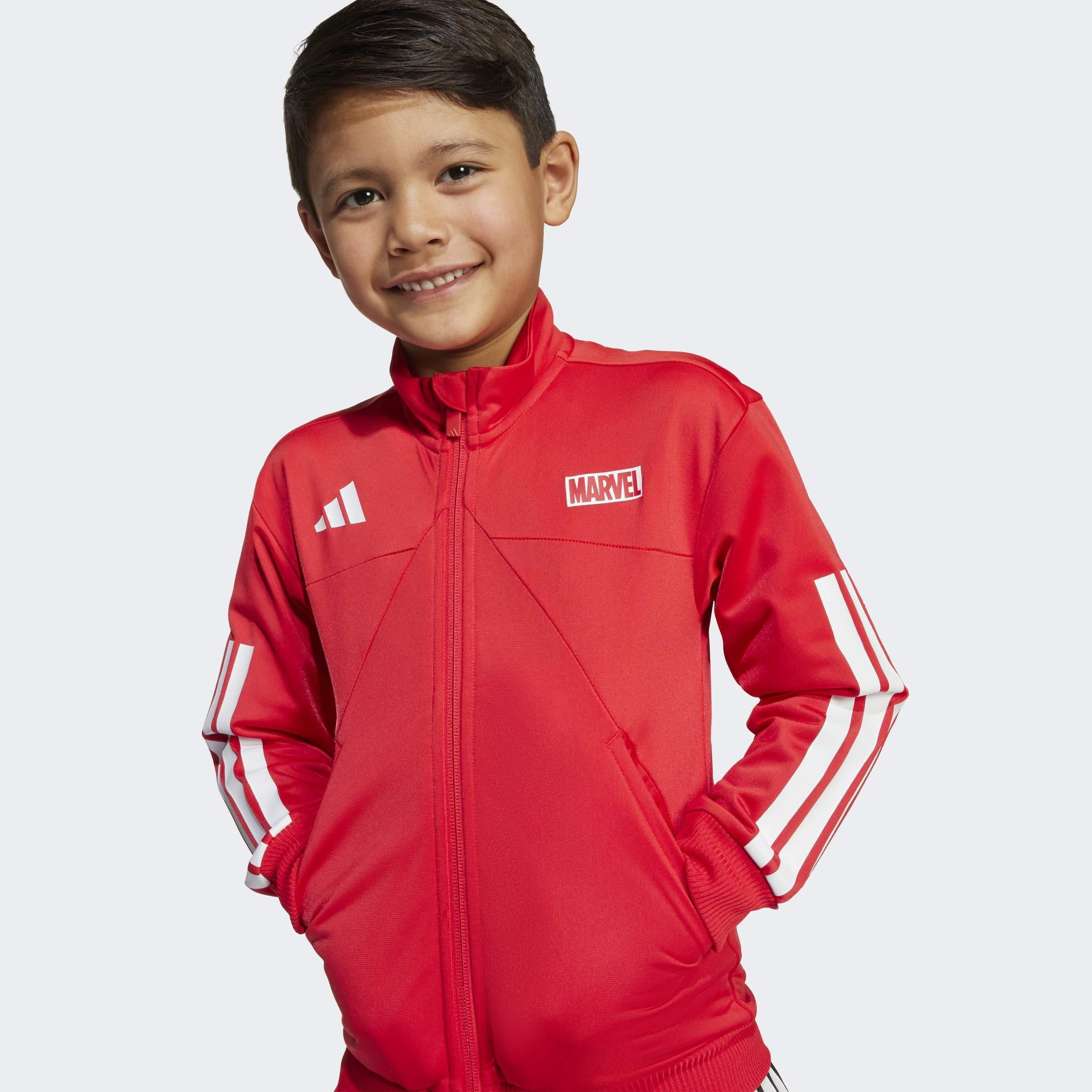 Kids Unisex Marvel Spider-Man Tracksuit, Red, A901_ONE, large image number 3