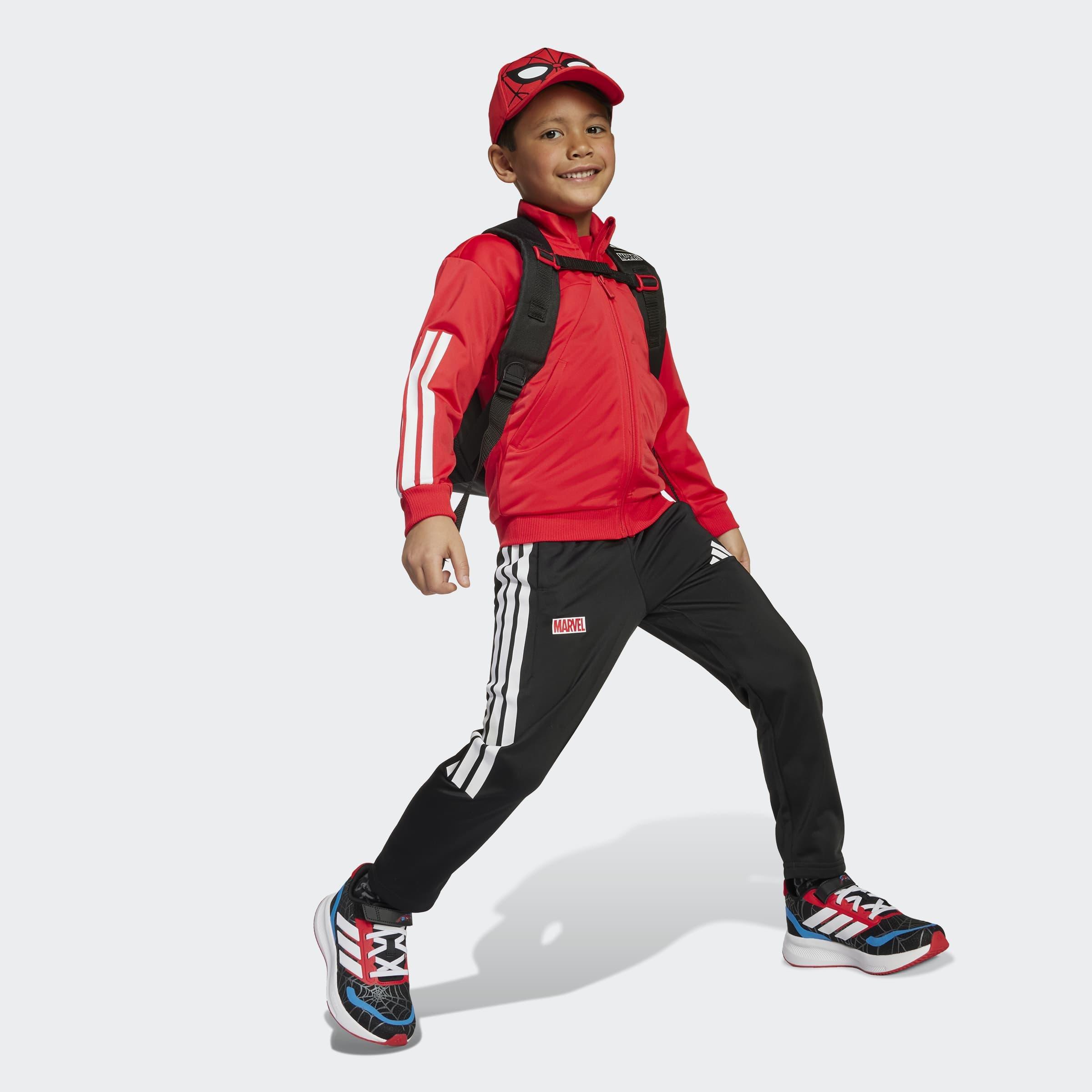 Kids Unisex Marvel Spider-Man Tracksuit, Red, A901_ONE, large image number 5
