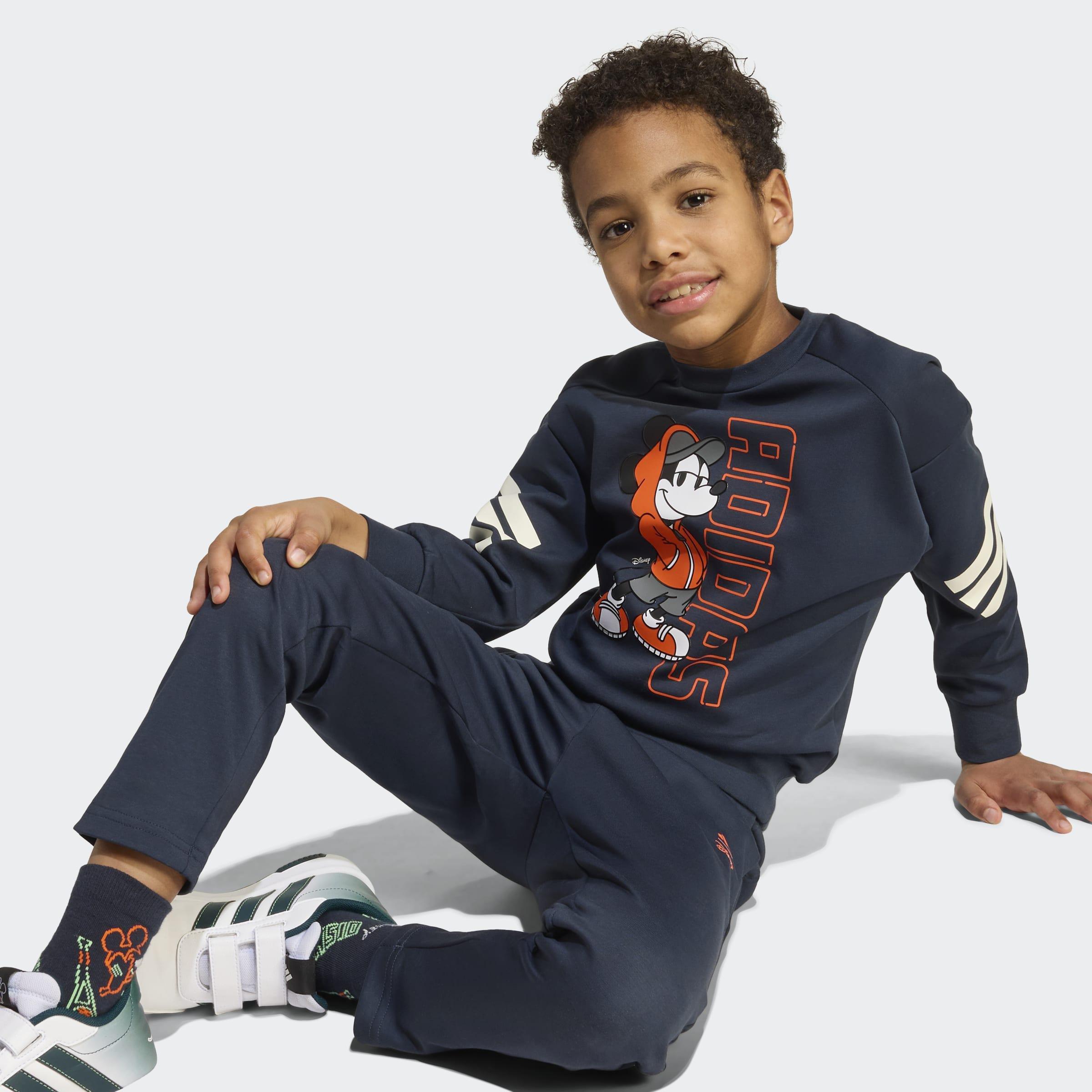 Kids Unisex Disney Mickey Mouse Jogger, Blue, A901_ONE, large image number 3