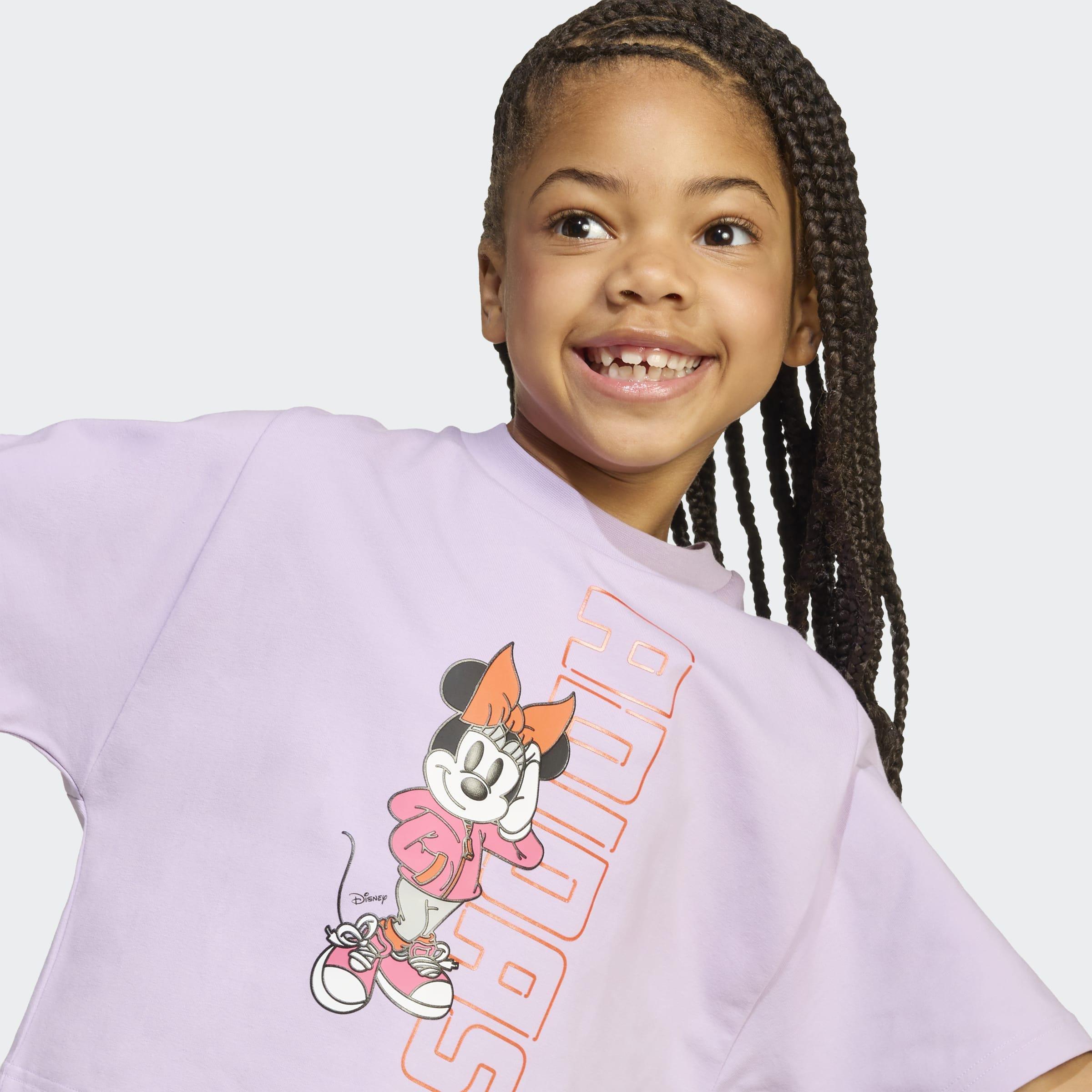 Kids Disney Minnie Mouse T-Shirt, Purple, A901_ONE, large image number 2