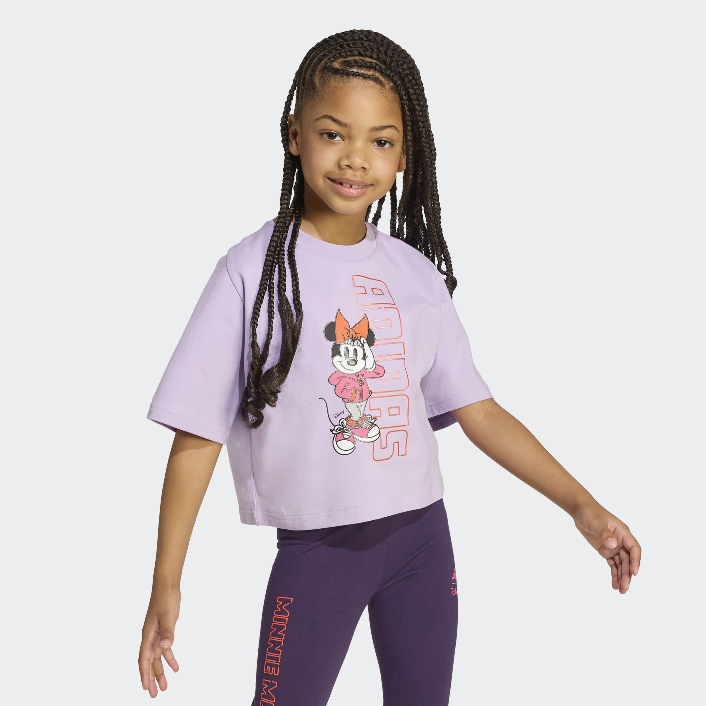 Kids Disney Minnie Mouse T-Shirt, Purple, A901_ONE, large image number 5