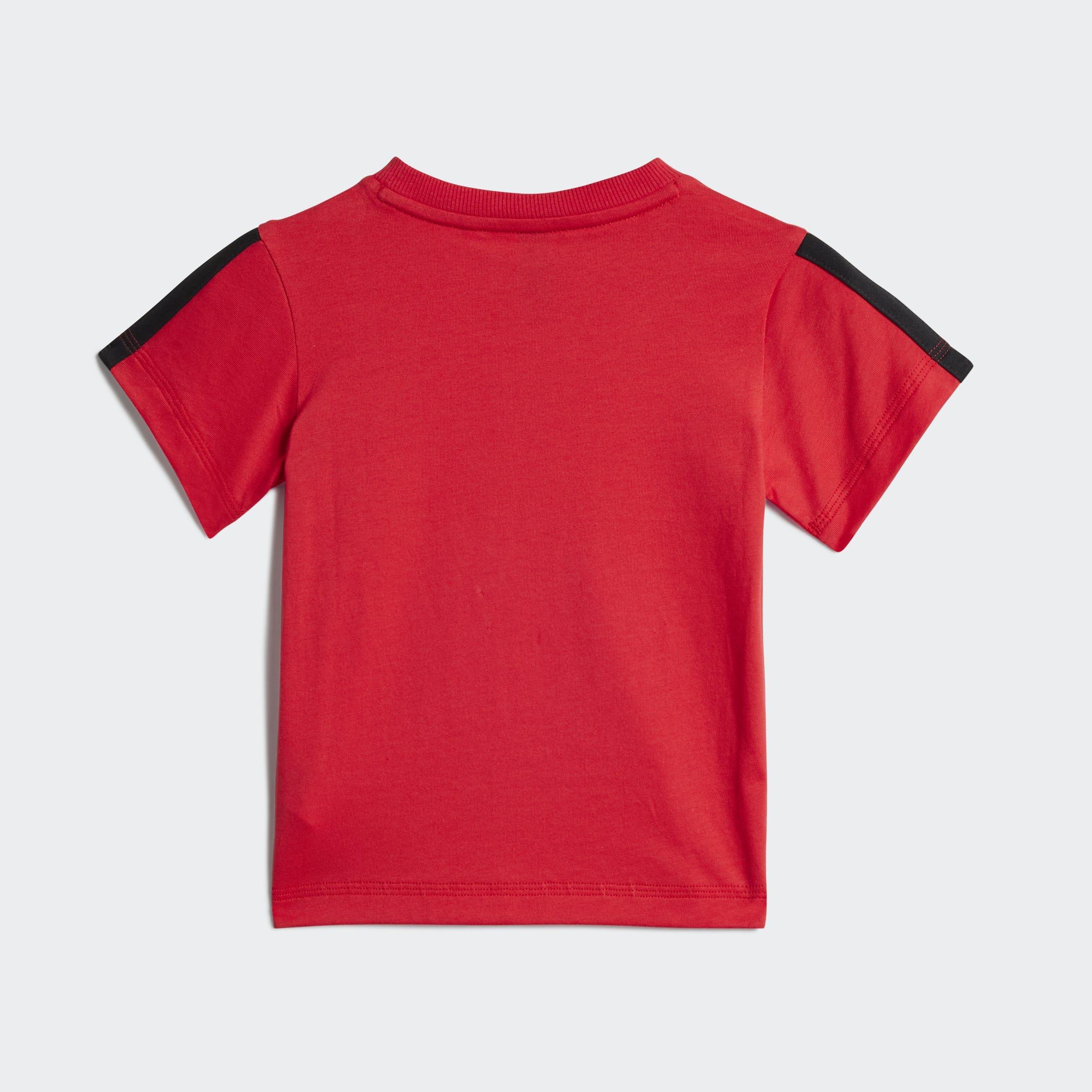Kids Unisex Essentials Tee Set, Red, A901_ONE, medium
