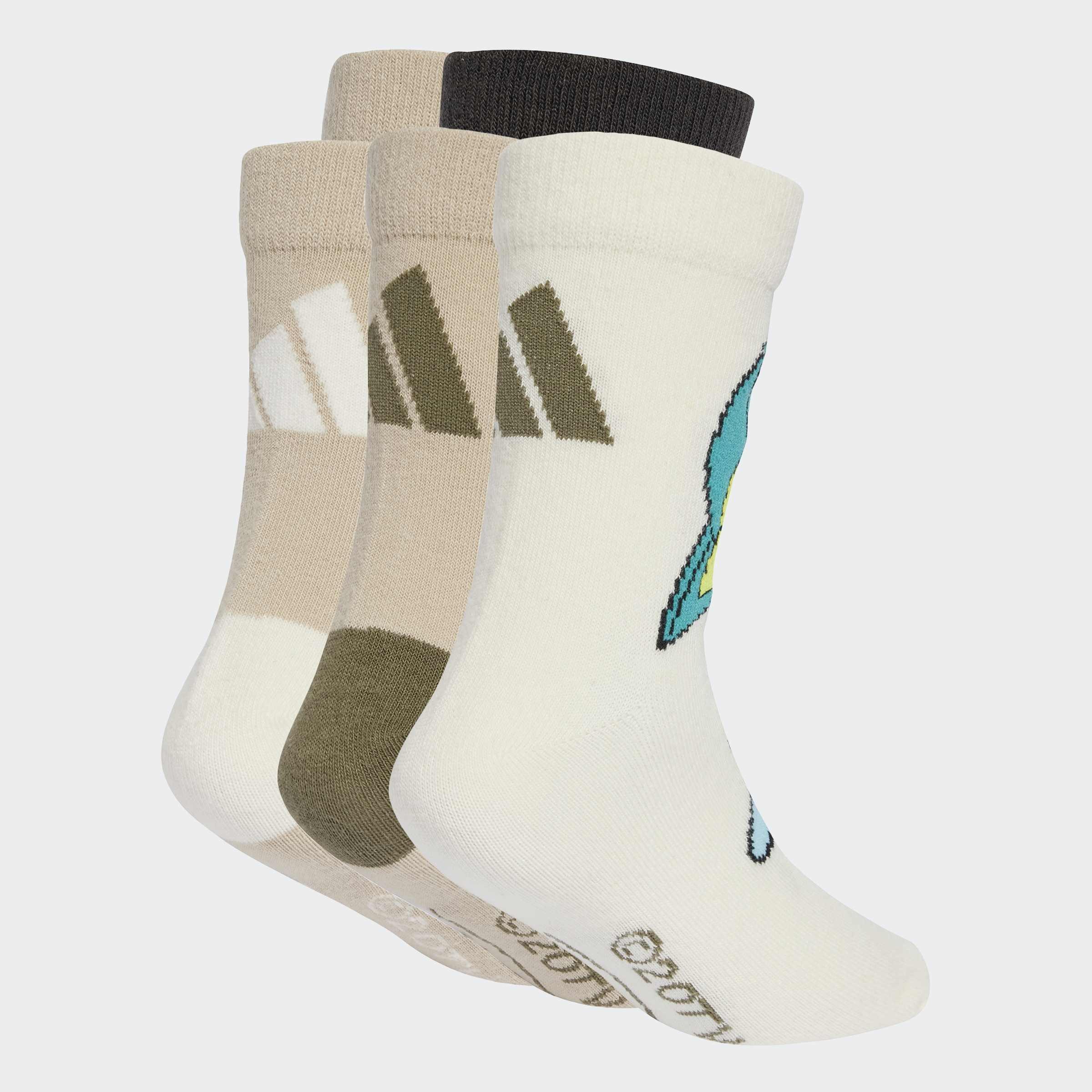 Kids Unisex Adidas The Simpsons Socks, Multicolour, A901_ONE, medium
