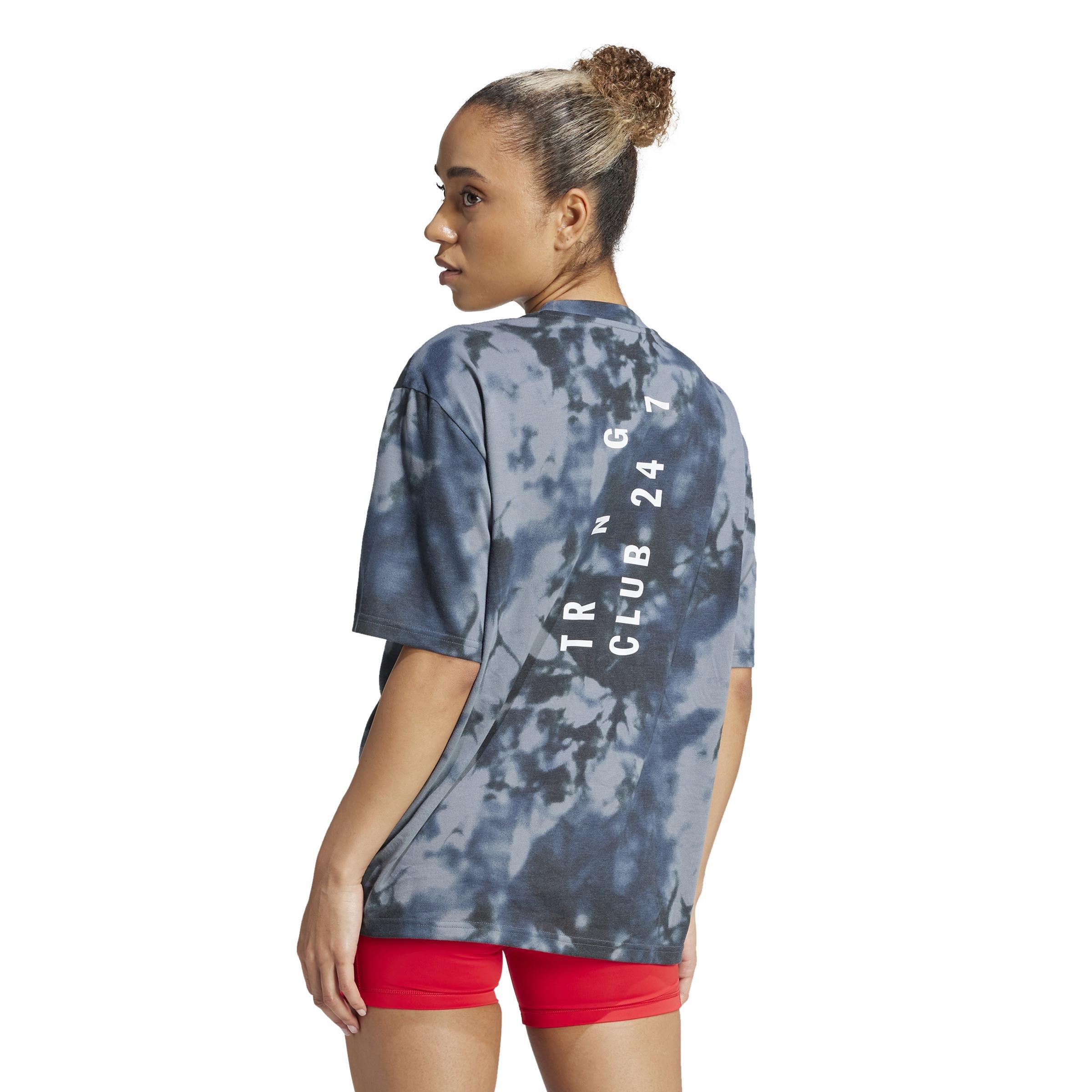 Climacool Training Club 24/7 Graphic Tee, Blue, A901_ONE, large image number 2