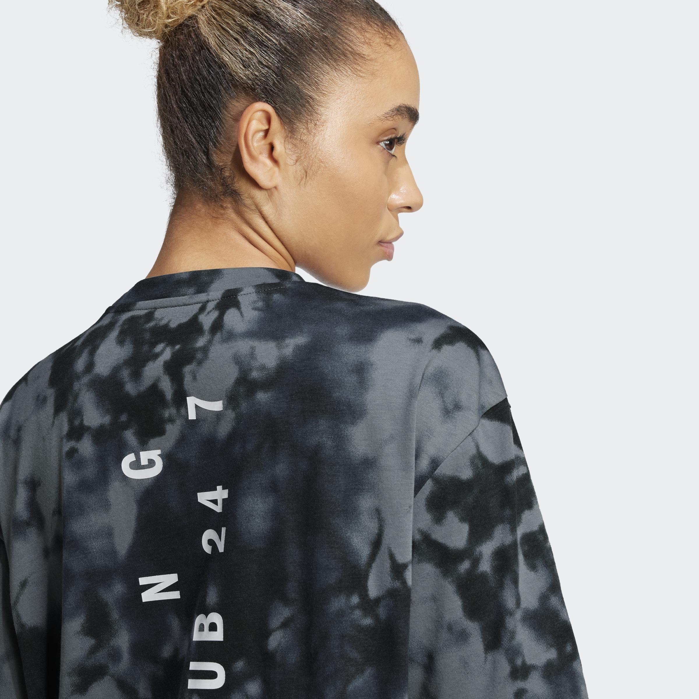 Climacool Training Club 24/7 Graphic Tee, Blue, A901_ONE, large image number 7