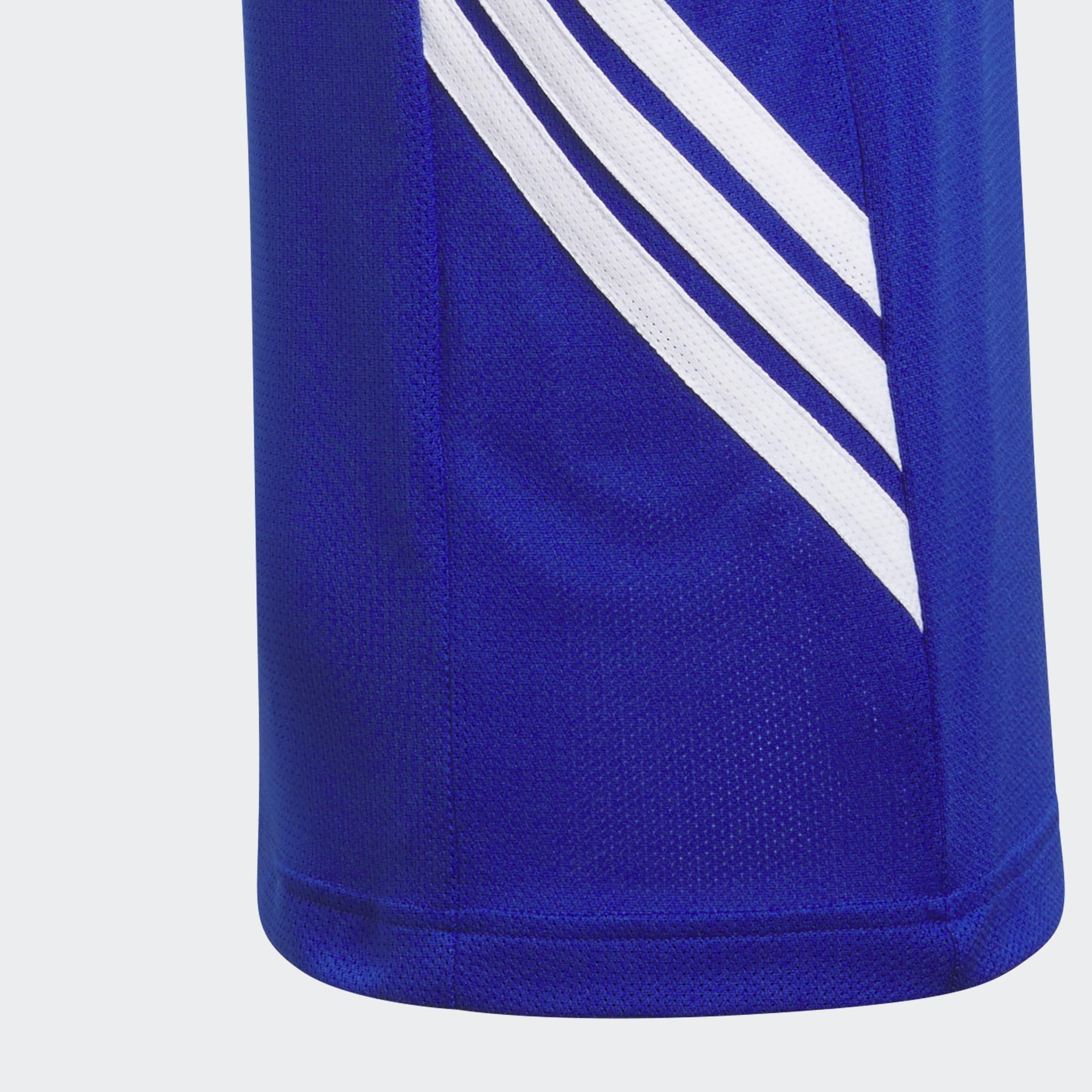 Kids Unisex 3G Speed Reversible Basketball Aeroready Jerseys, Blue, A901_ONE, large image number 4