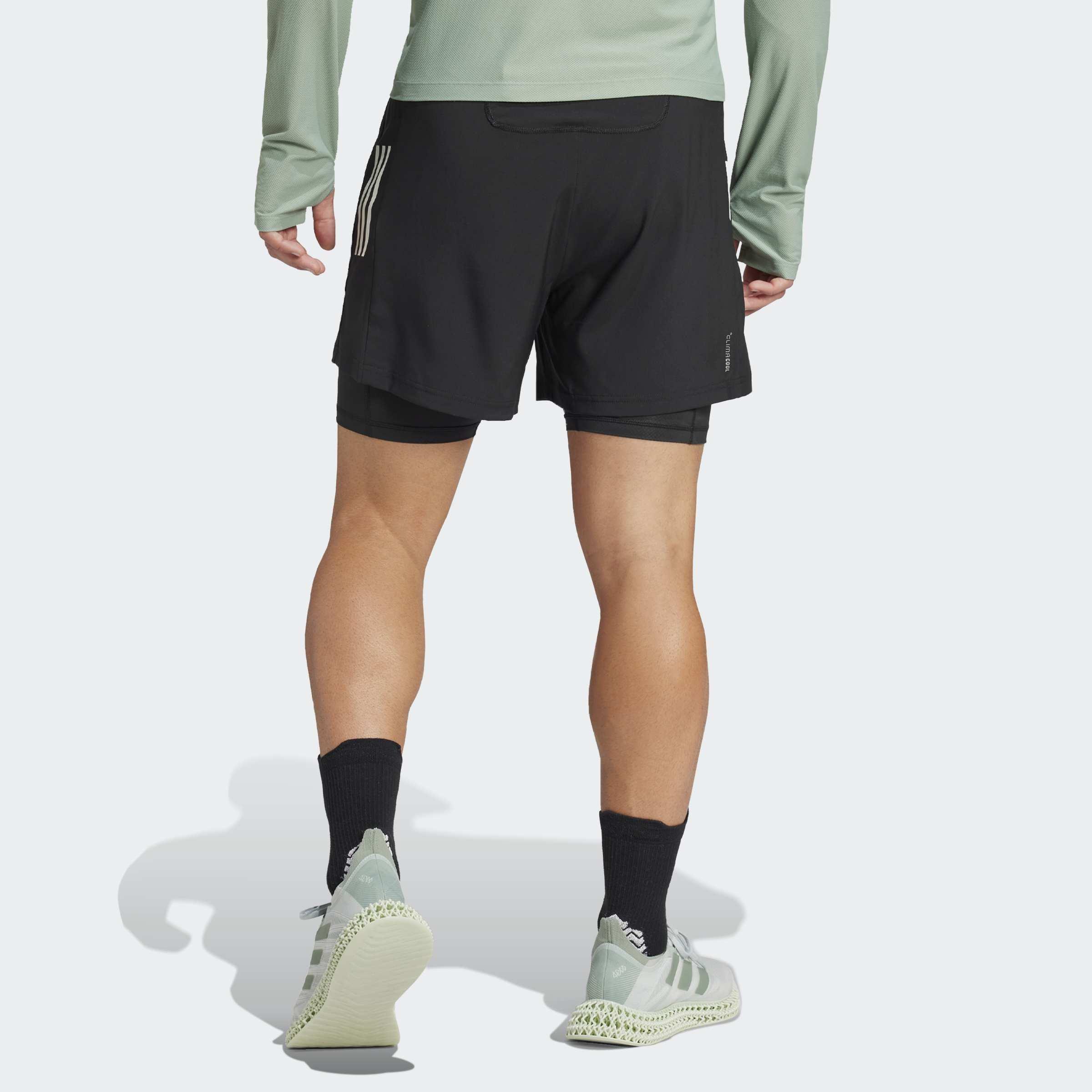 Own The Run Climacool 2-In-1 Shorts, Black