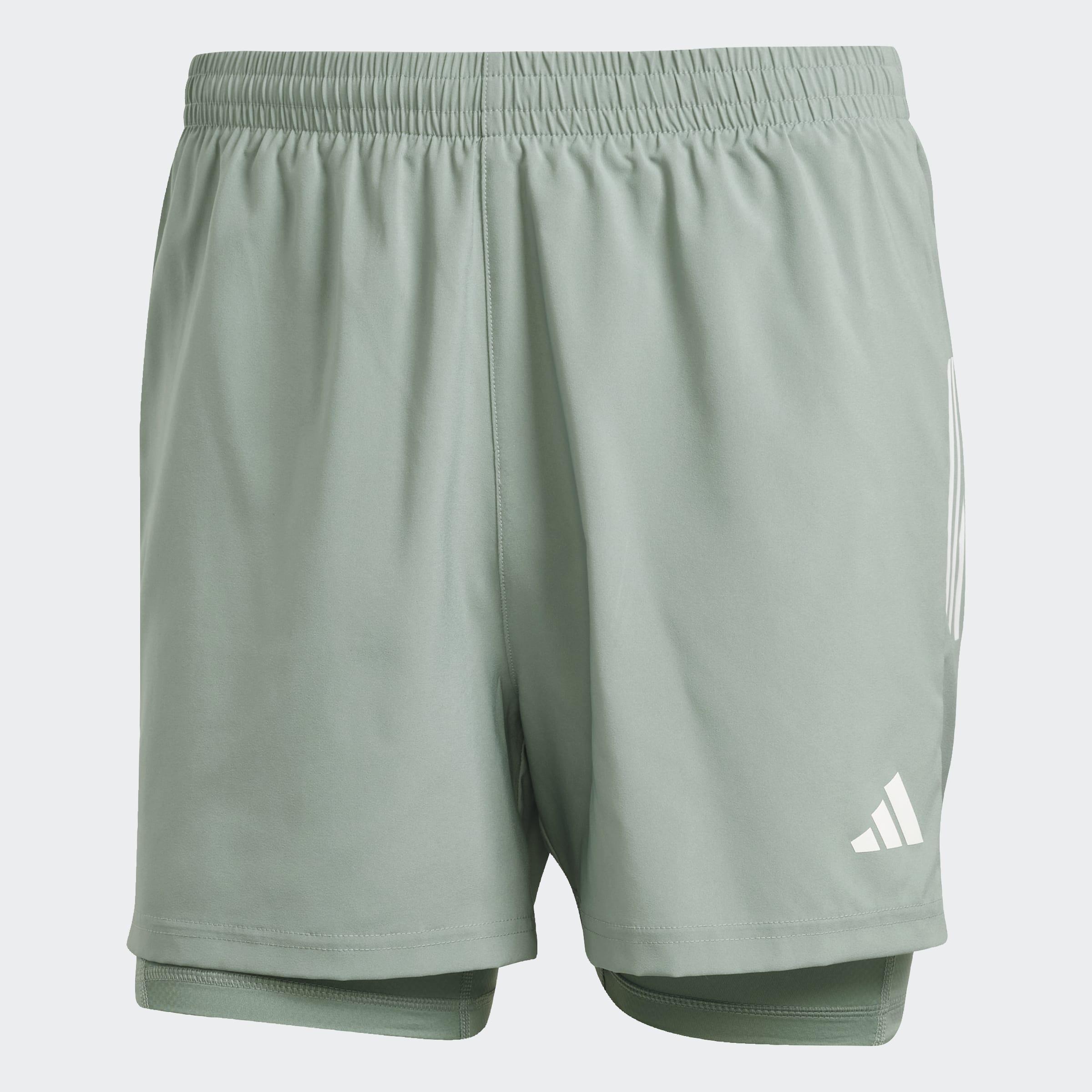 Own The Run Climacool 2-In-1 Shorts, Green, A901_ONE, large image number 1