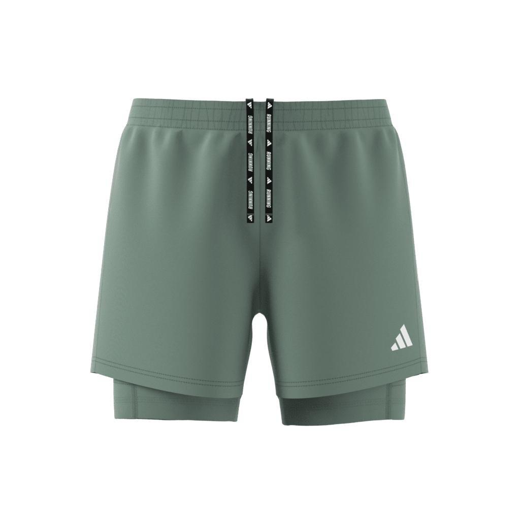Own The Run Climacool 2-In-1 Shorts, Green, A901_ONE, large image number 8