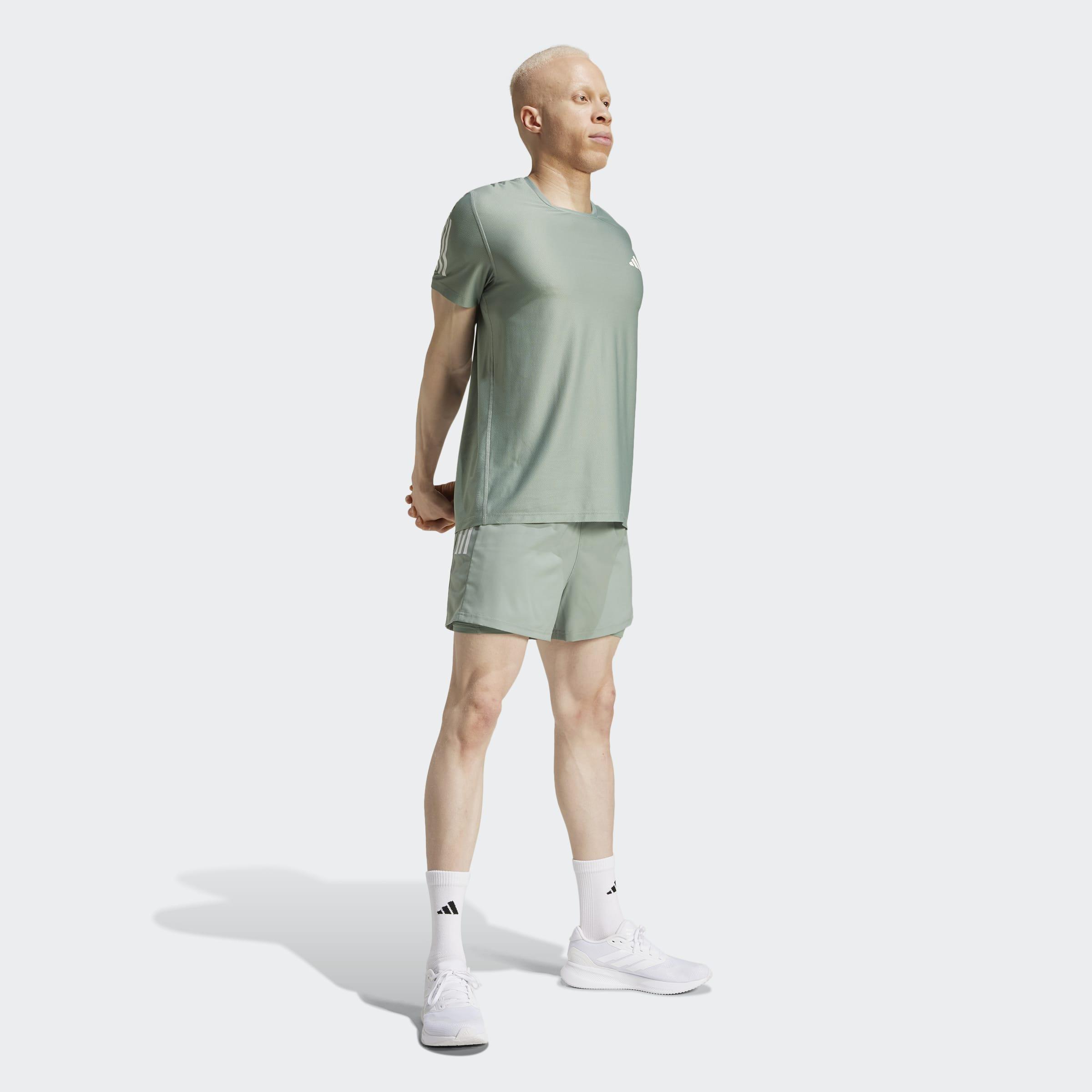 Own The Run Climacool 2-In-1 Shorts, Green, A901_ONE, large image number 11