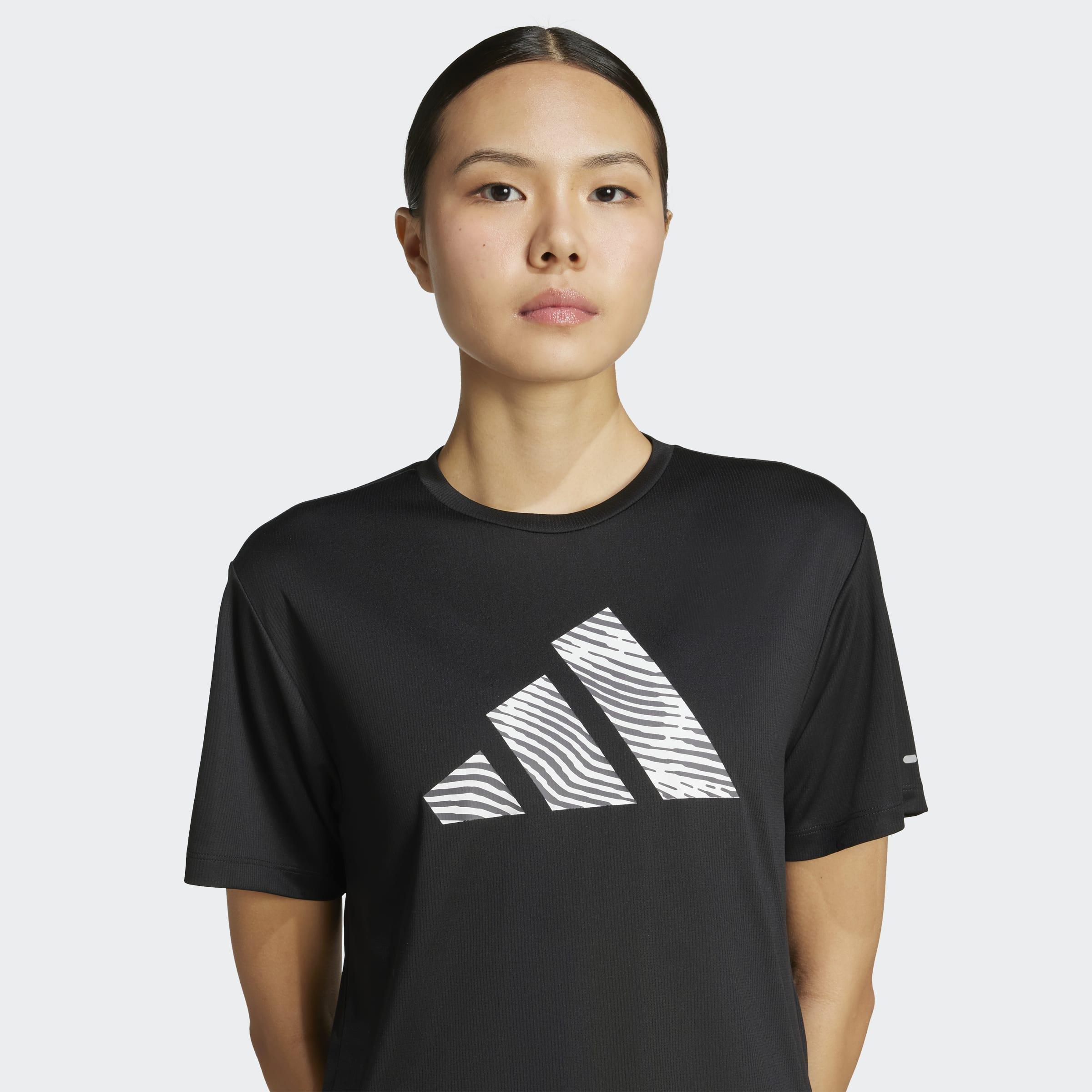 Adi365 Running Essentials Brand Love T-Shirt, Black, A901_ONE, large image number 3