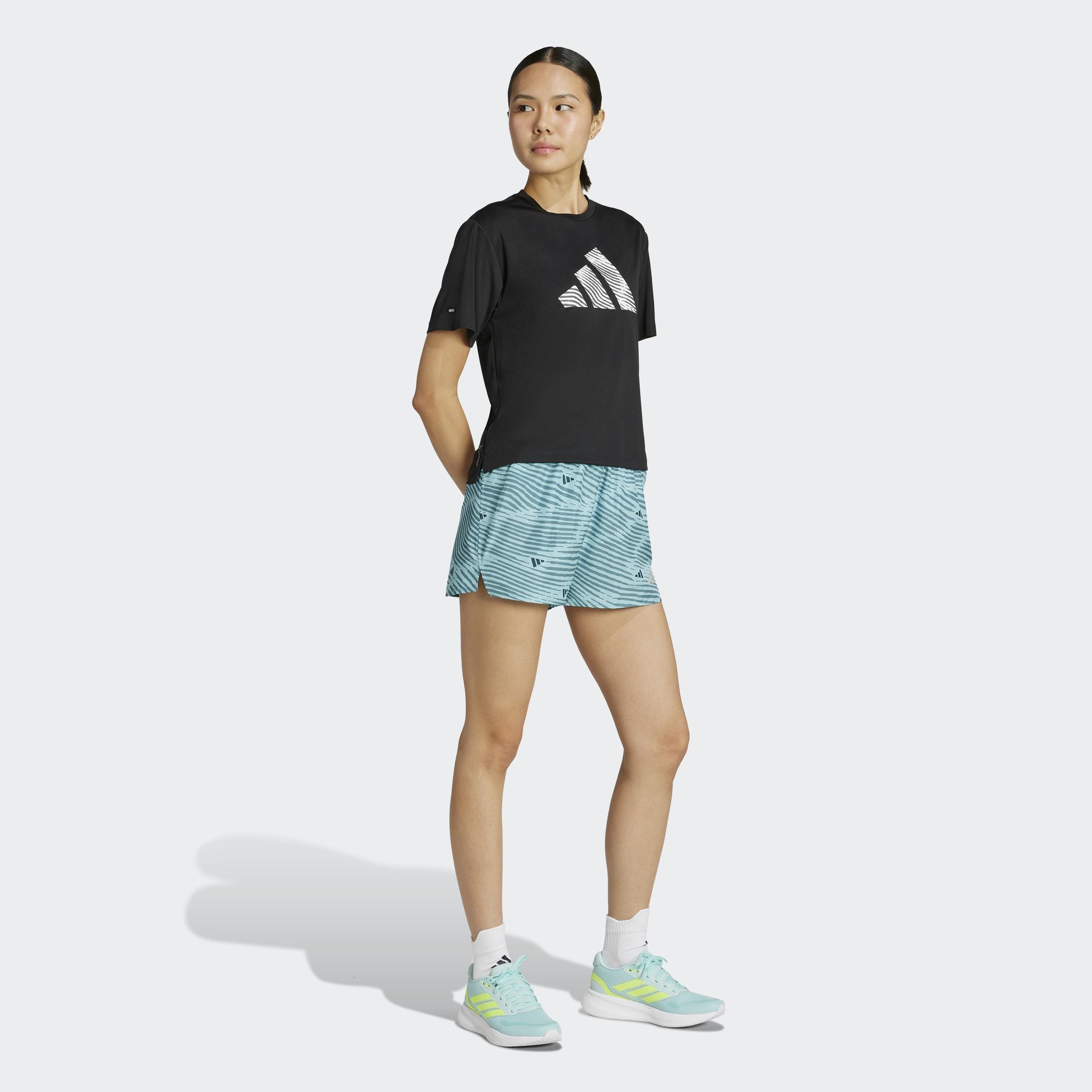 Adi365 Running Essentials Brand Love T-Shirt, Black, A901_ONE, large image number 4