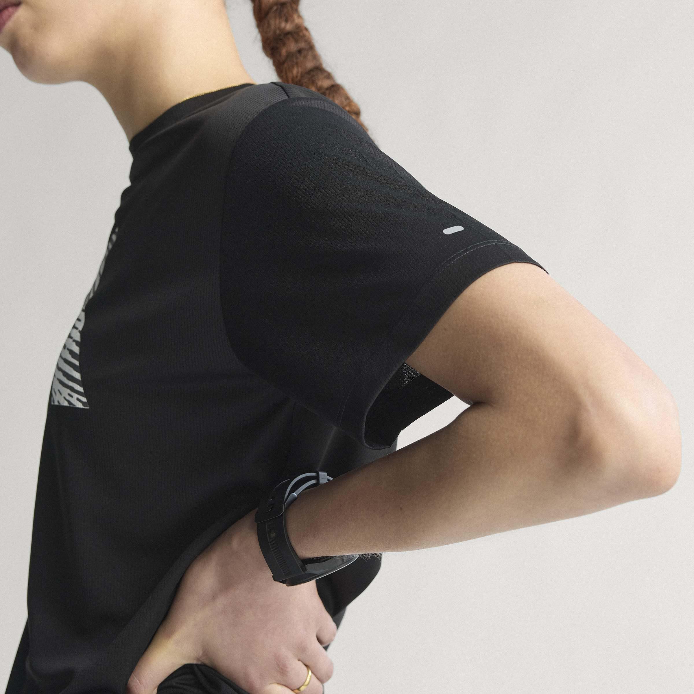 Adi365 Running Essentials Brand Love T-Shirt, Black, A901_ONE, large image number 7