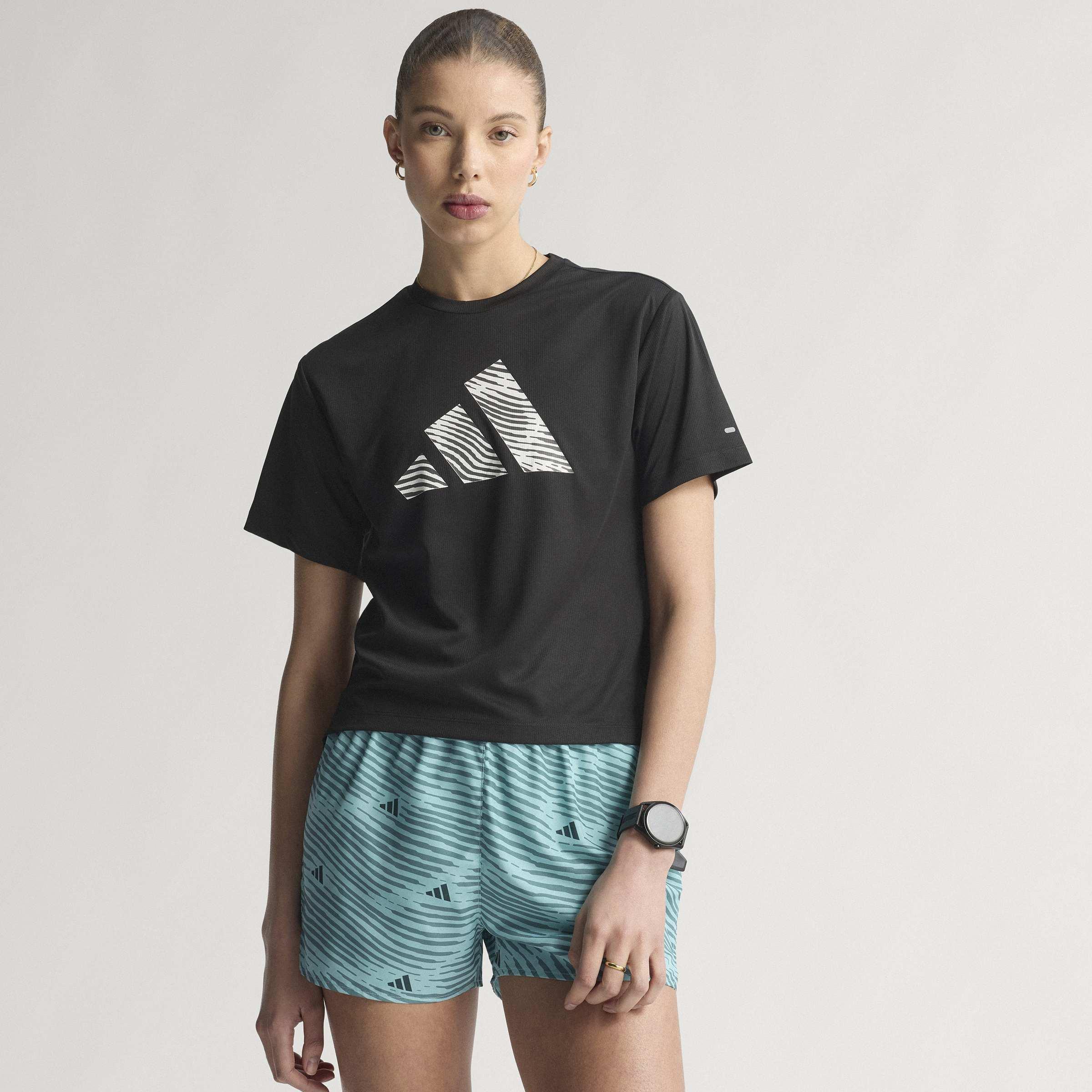Adi365 Running Essentials Brand Love T-Shirt, Black, A901_ONE, large image number 11