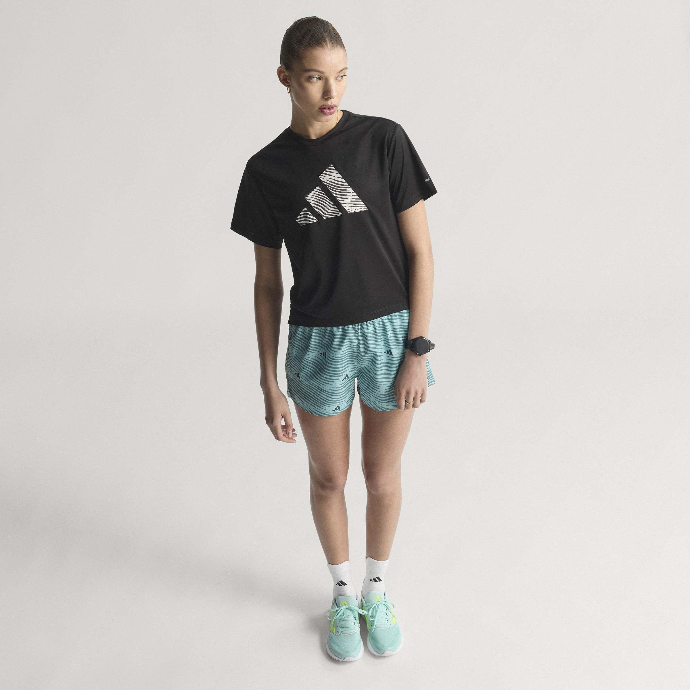 Adi365 Running Essentials Brand Love T-Shirt, Black, A901_ONE, large image number 14