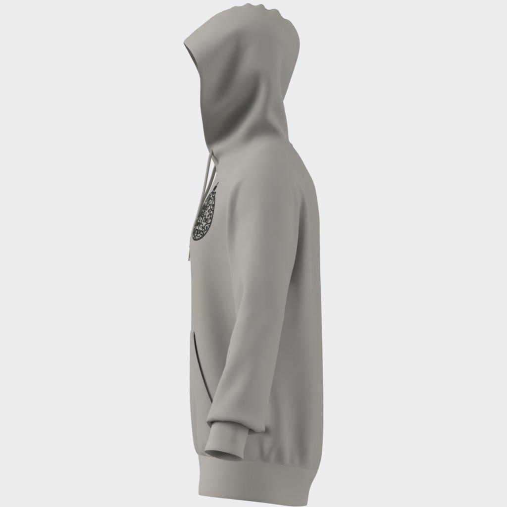 Holiday Metallic Graphic Hoodie, Grey, A901_ONE, large image number 5